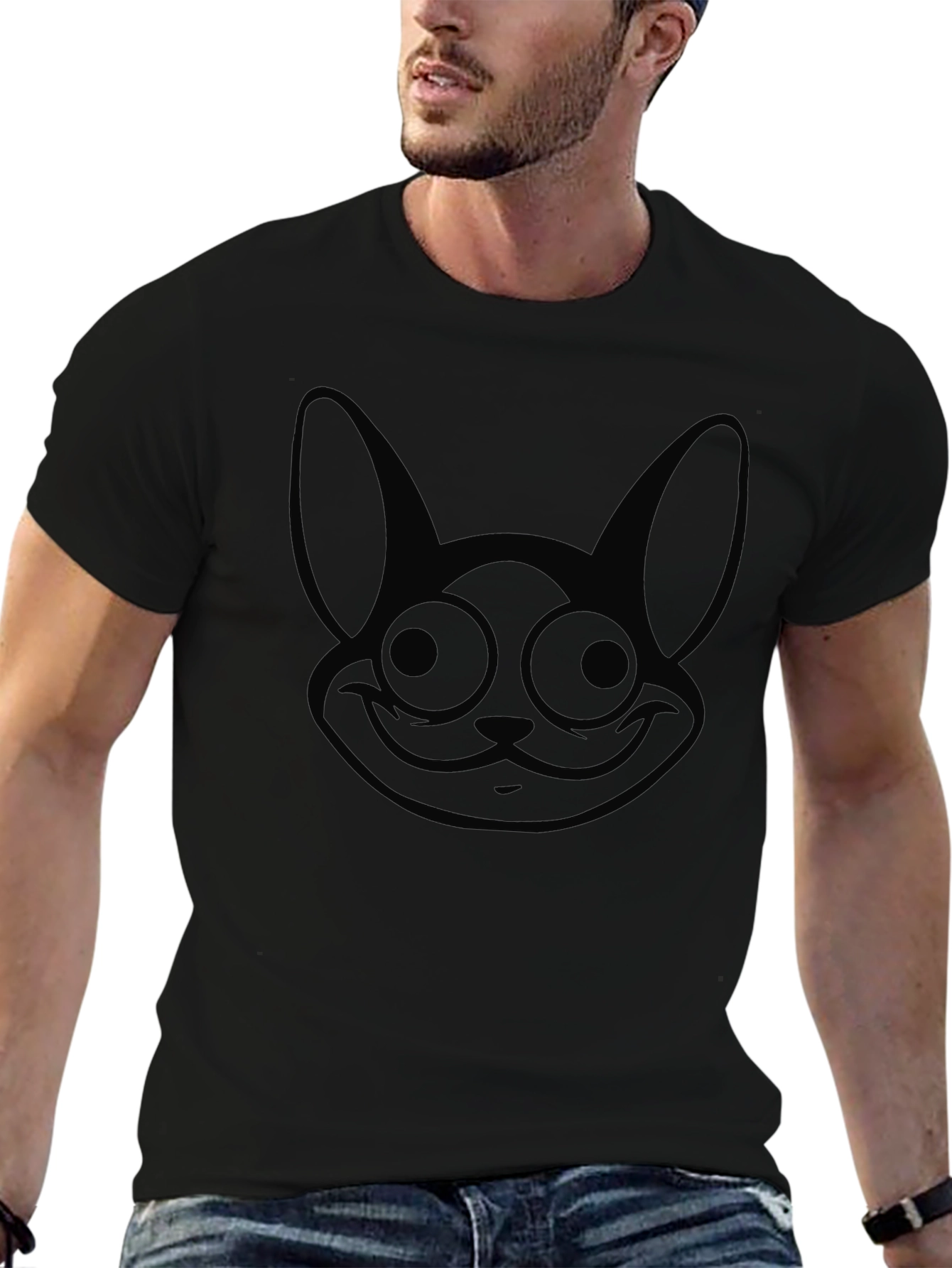 Black Rabbit Graphic Tee - Unisex Casual T-Shirt