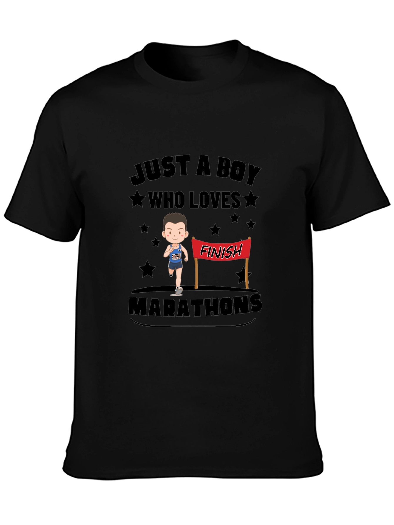 Boy Who Loves Marathons T-Shirt