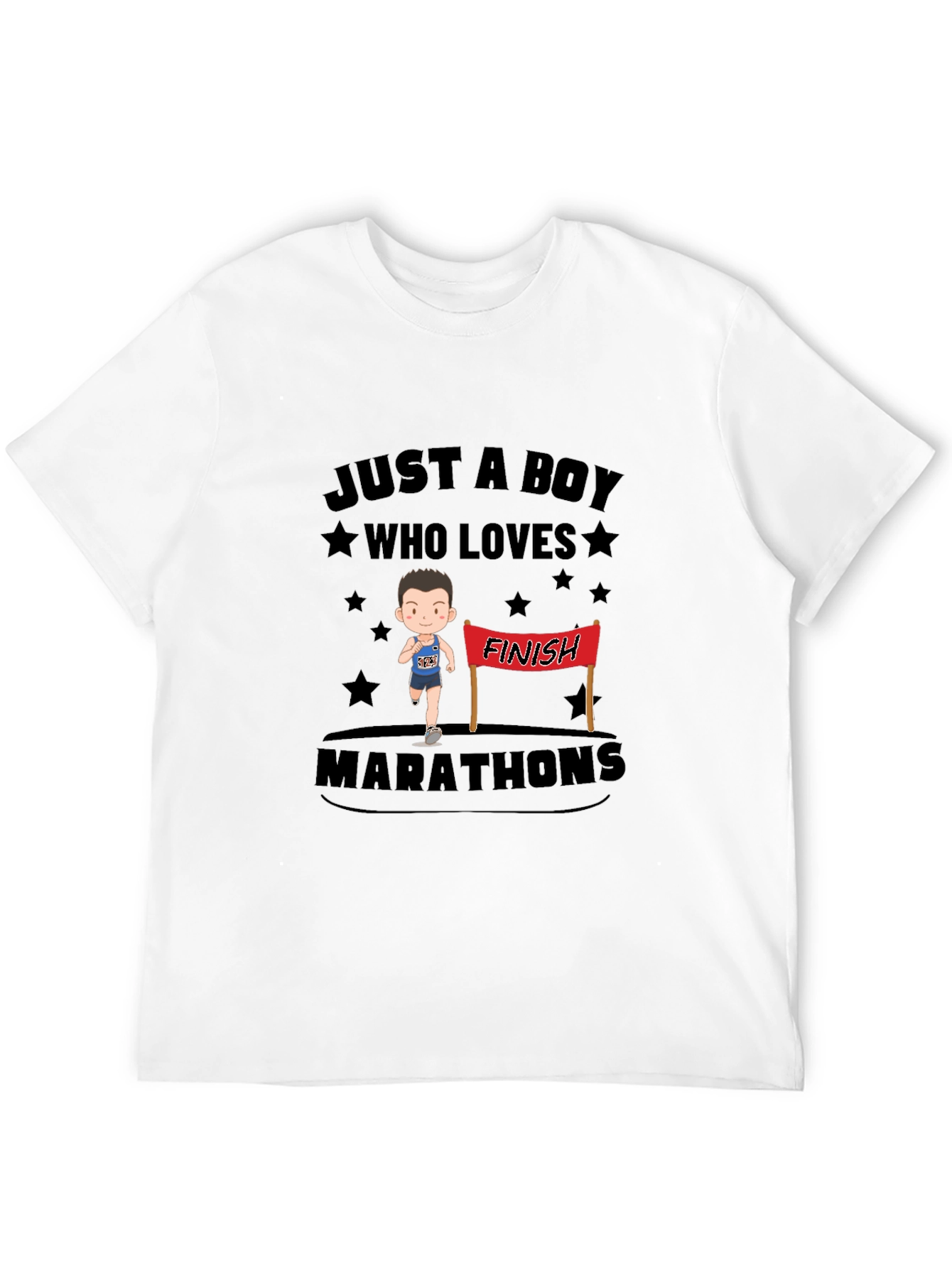 Boy Who Loves Marathons T-Shirt