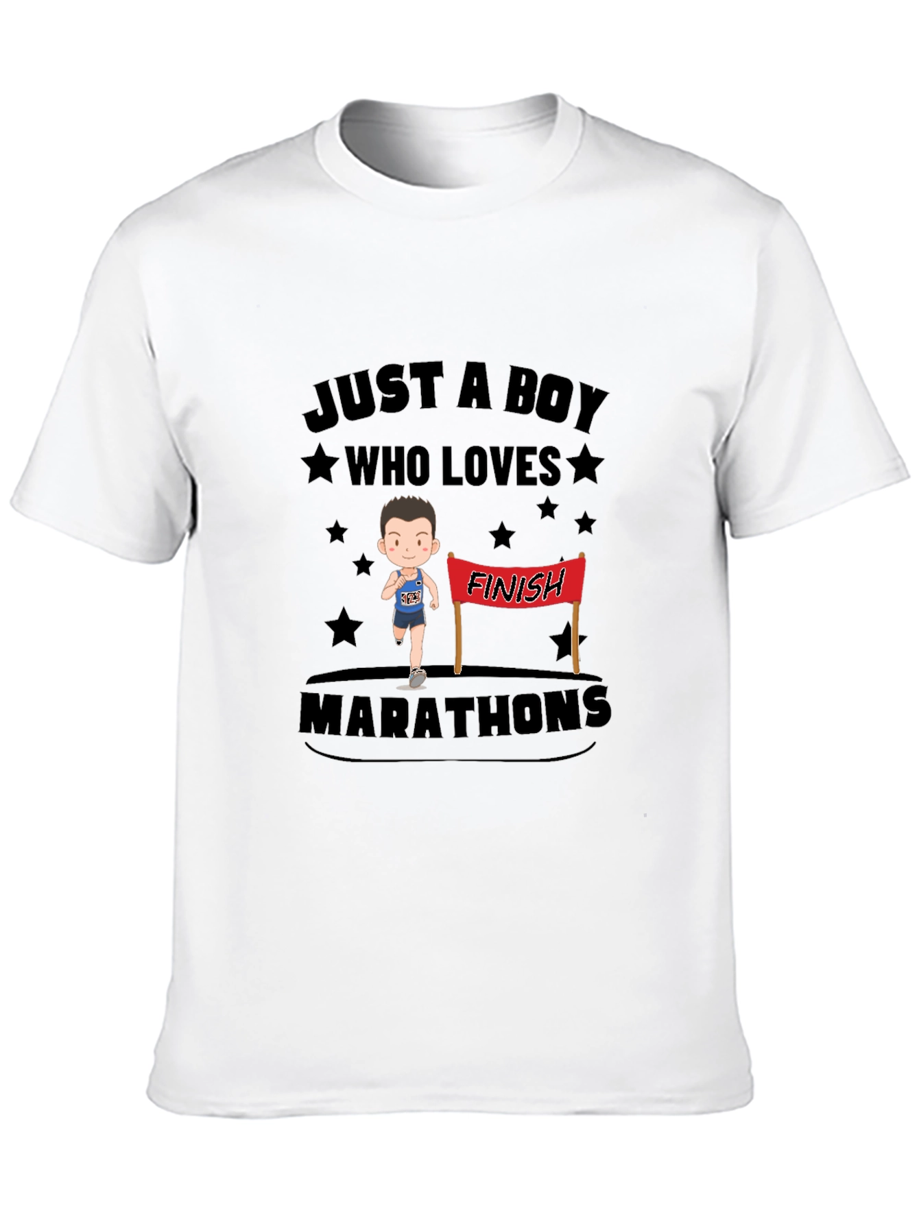 Boy Who Loves Marathons T-Shirt