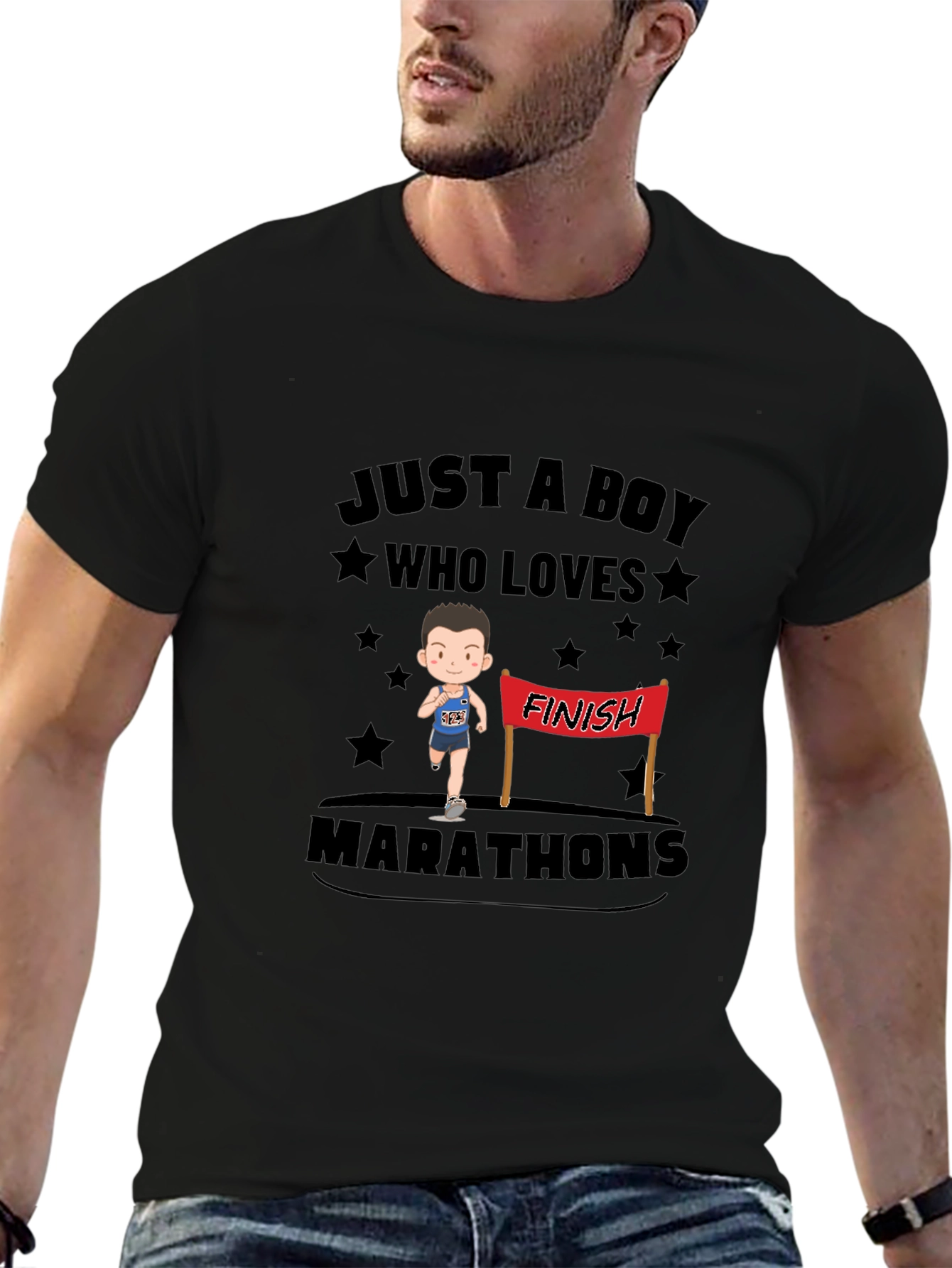 Boy Who Loves Marathons T-Shirt