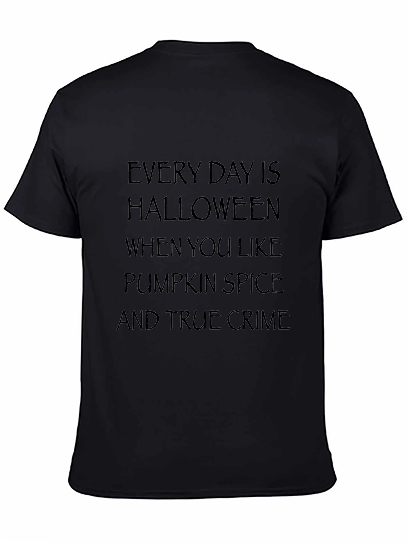 Halloween Pumpkin Spice True Crime T-Shirt