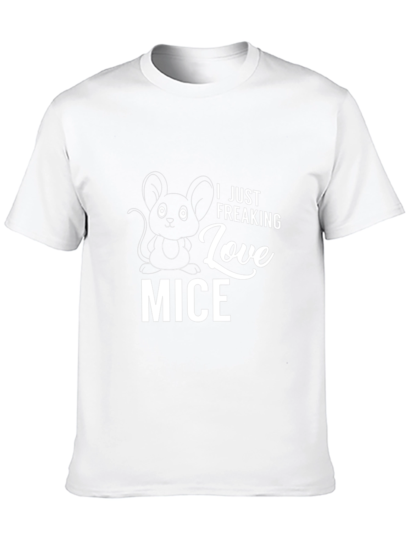 I Just Freaking Love Mice Graphic T-Shirt