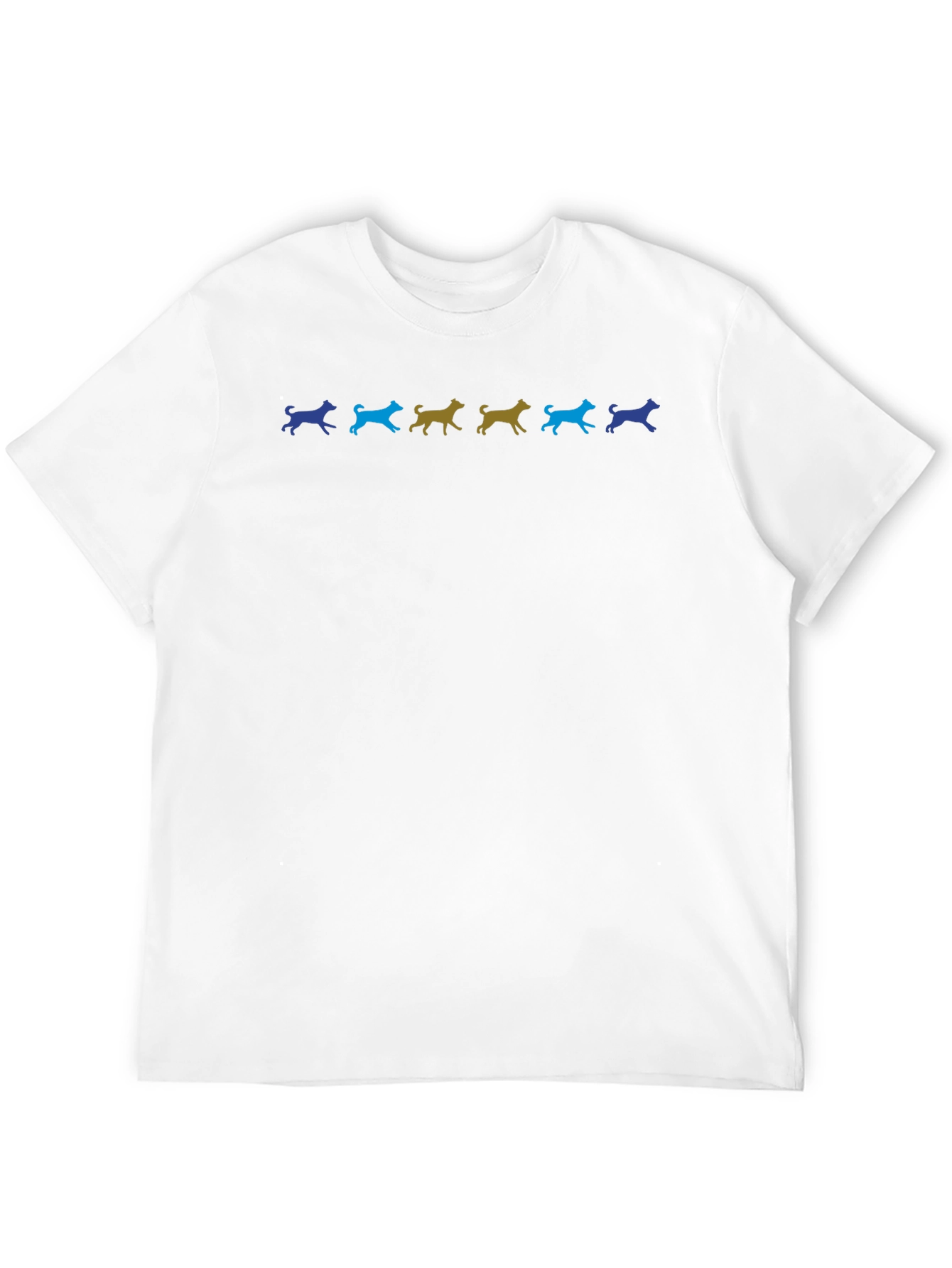 Dog Breed Silhouette Graphic Tee - Black