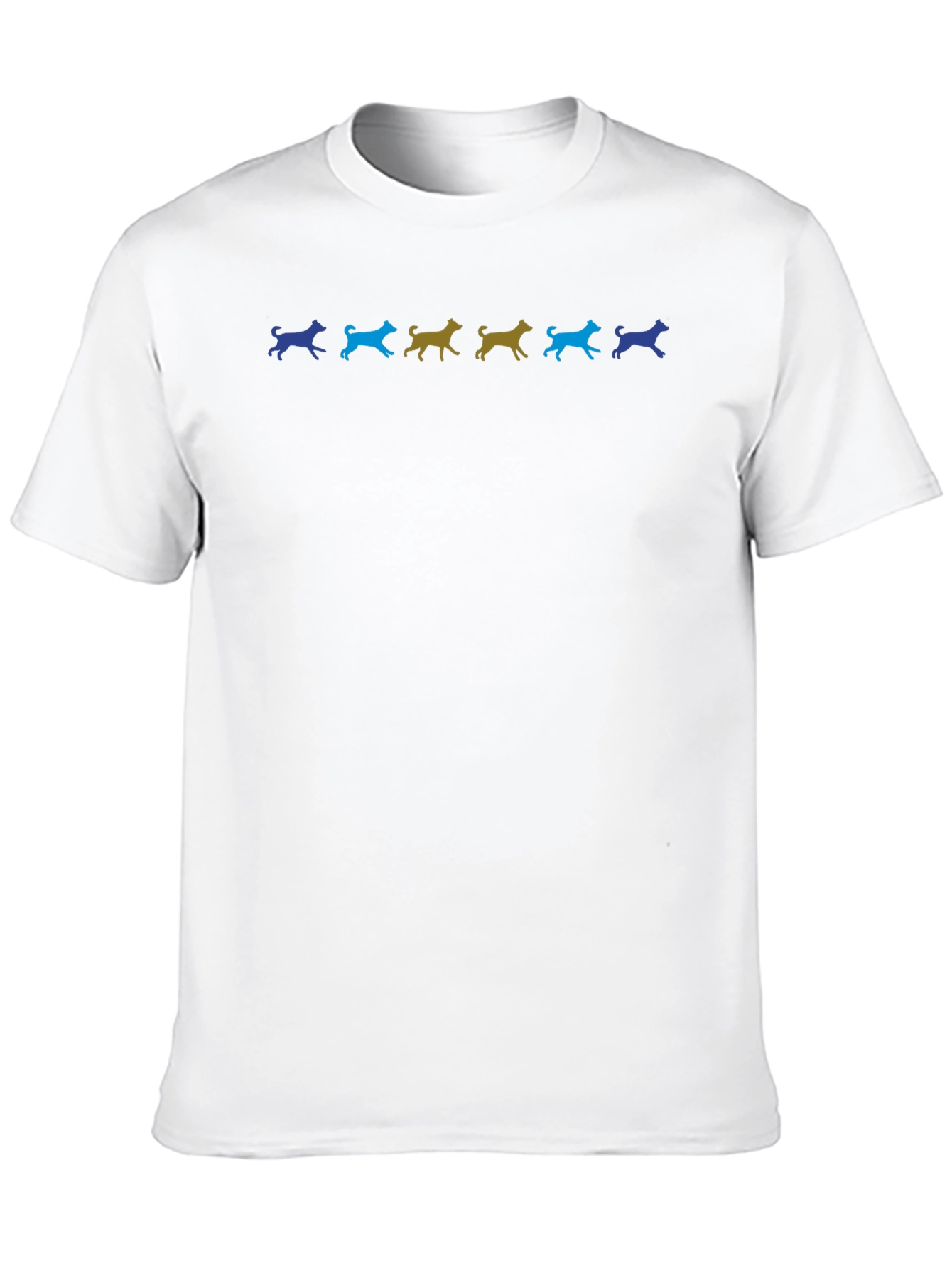 Dog Breed Silhouette Graphic Tee - Black