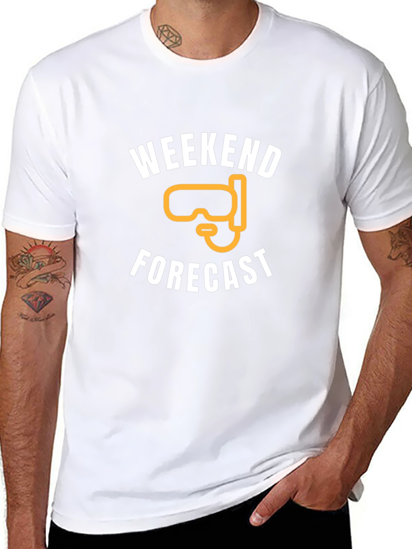 Weekend Forecast Snorkel T-Shirt - Black