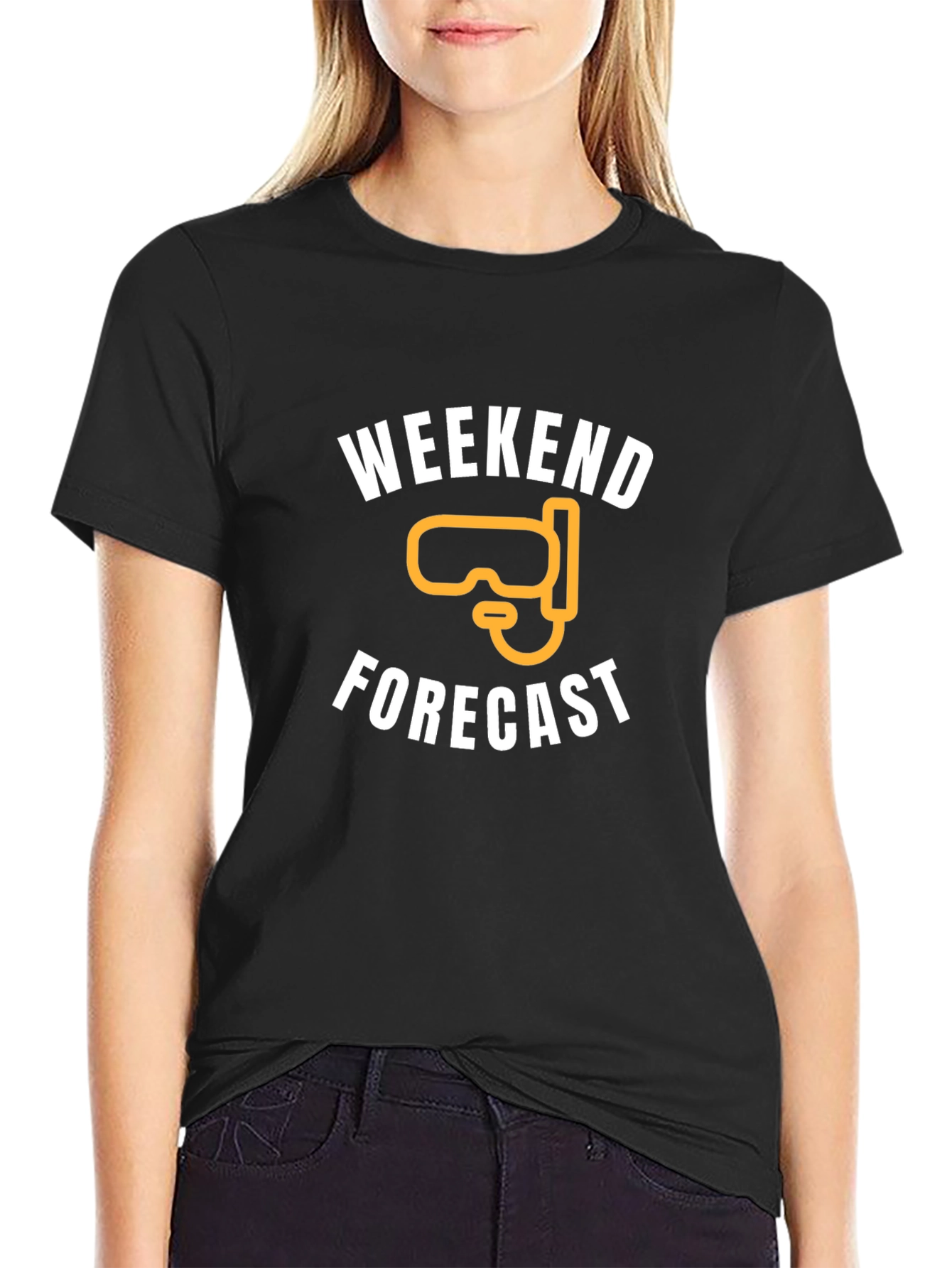 Weekend Forecast Snorkel T-Shirt - Black