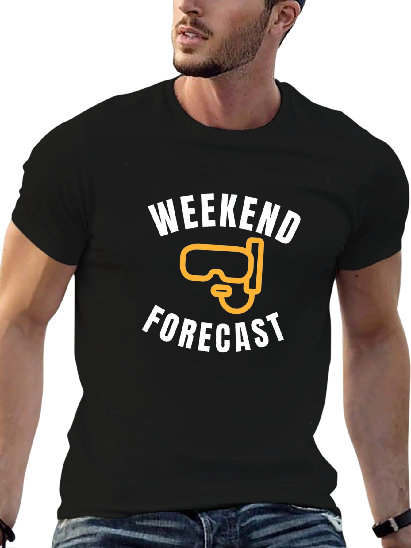Weekend Forecast Snorkel T-Shirt - Black