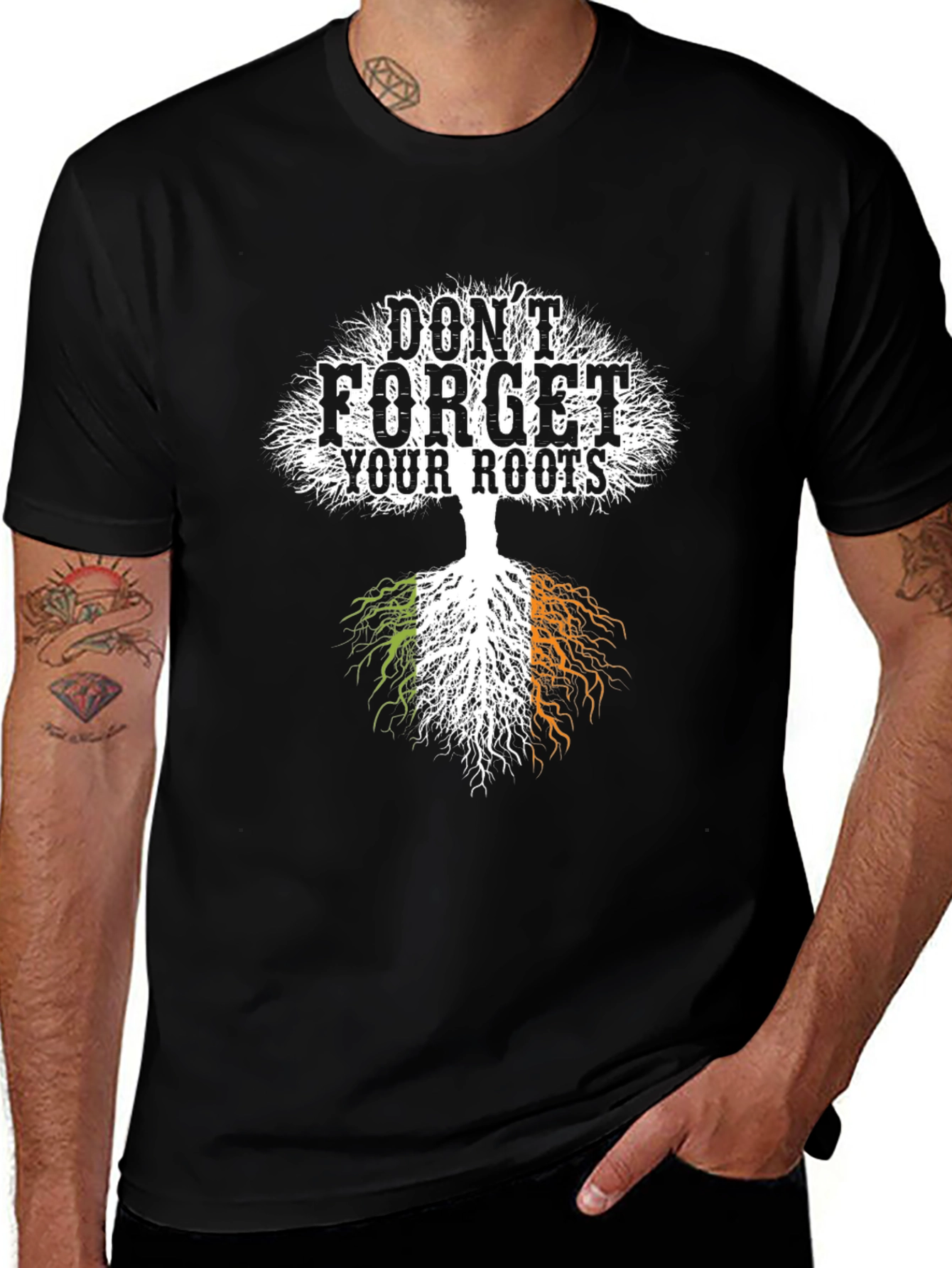 Irish Roots T-Shirt - Dont Forget Your Roots