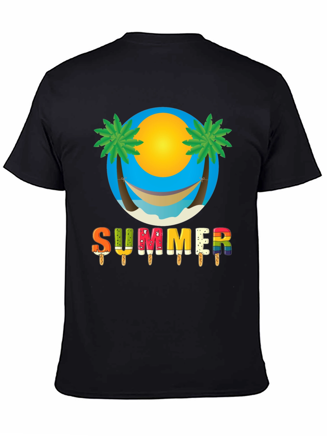 Summer Hammock Beach Graphic T-Shirt