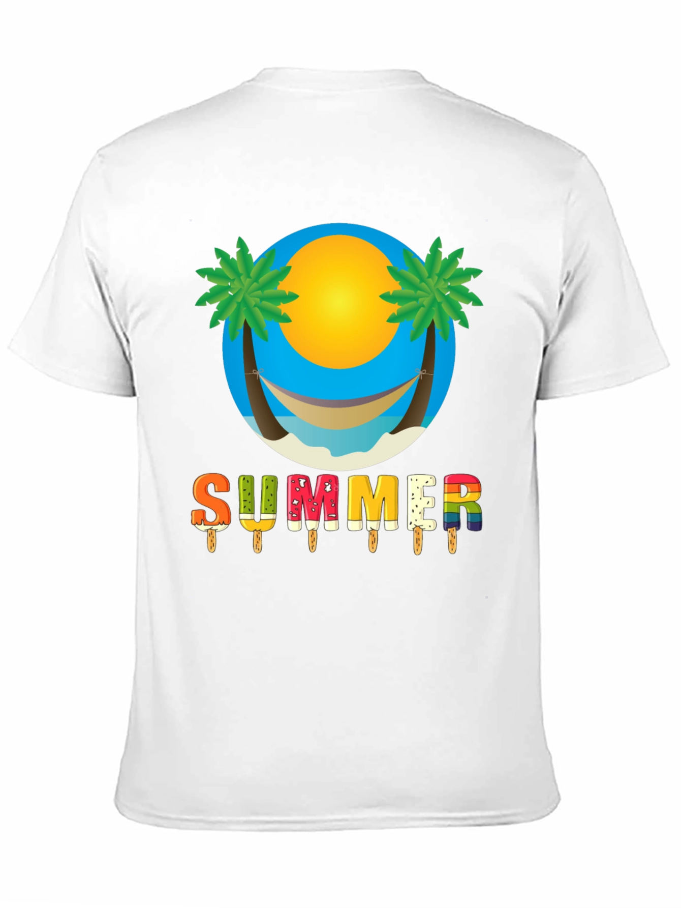 Summer Hammock Beach Graphic T-Shirt
