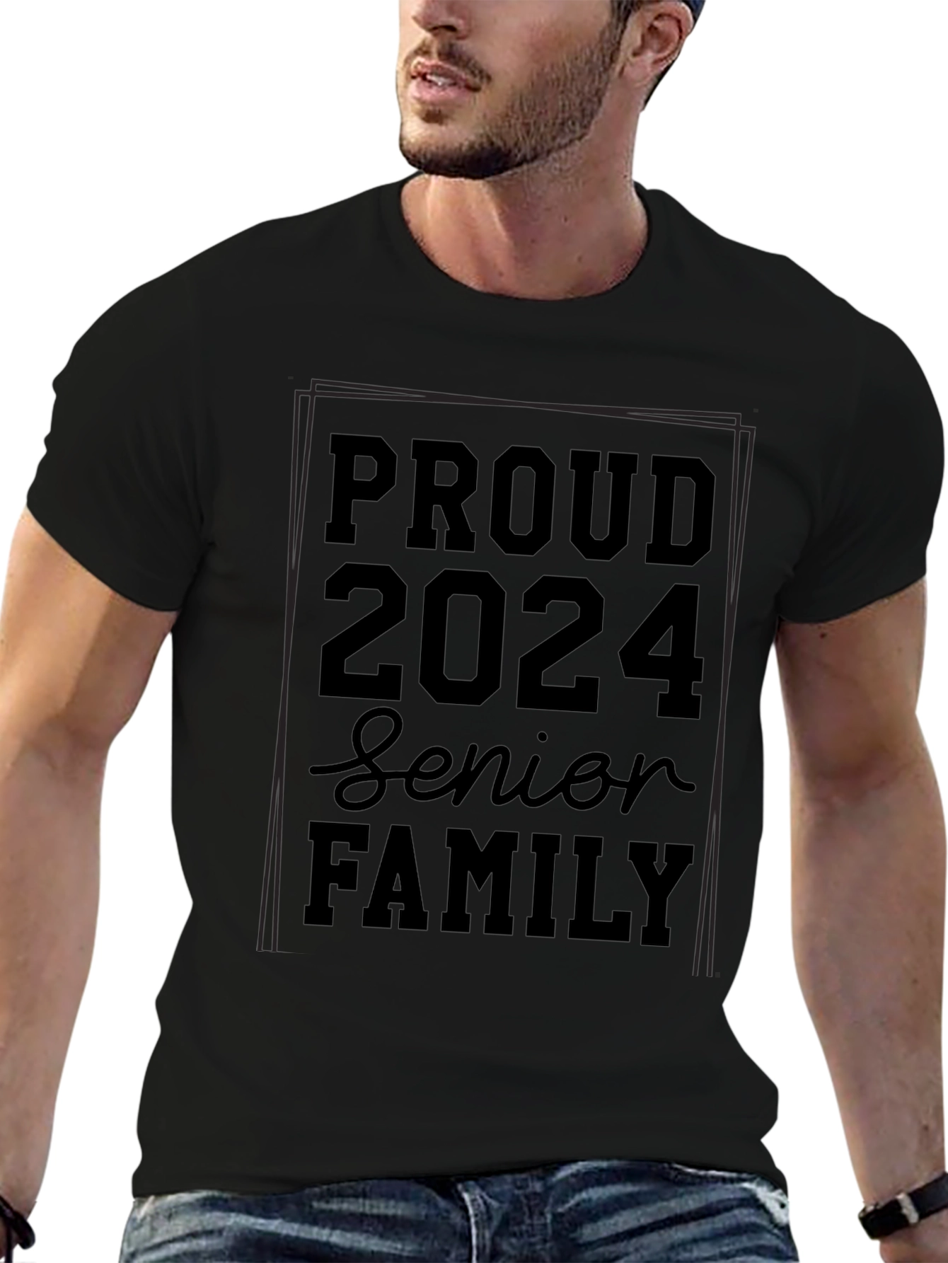 Proud Senior 2024 Family T-Shirt