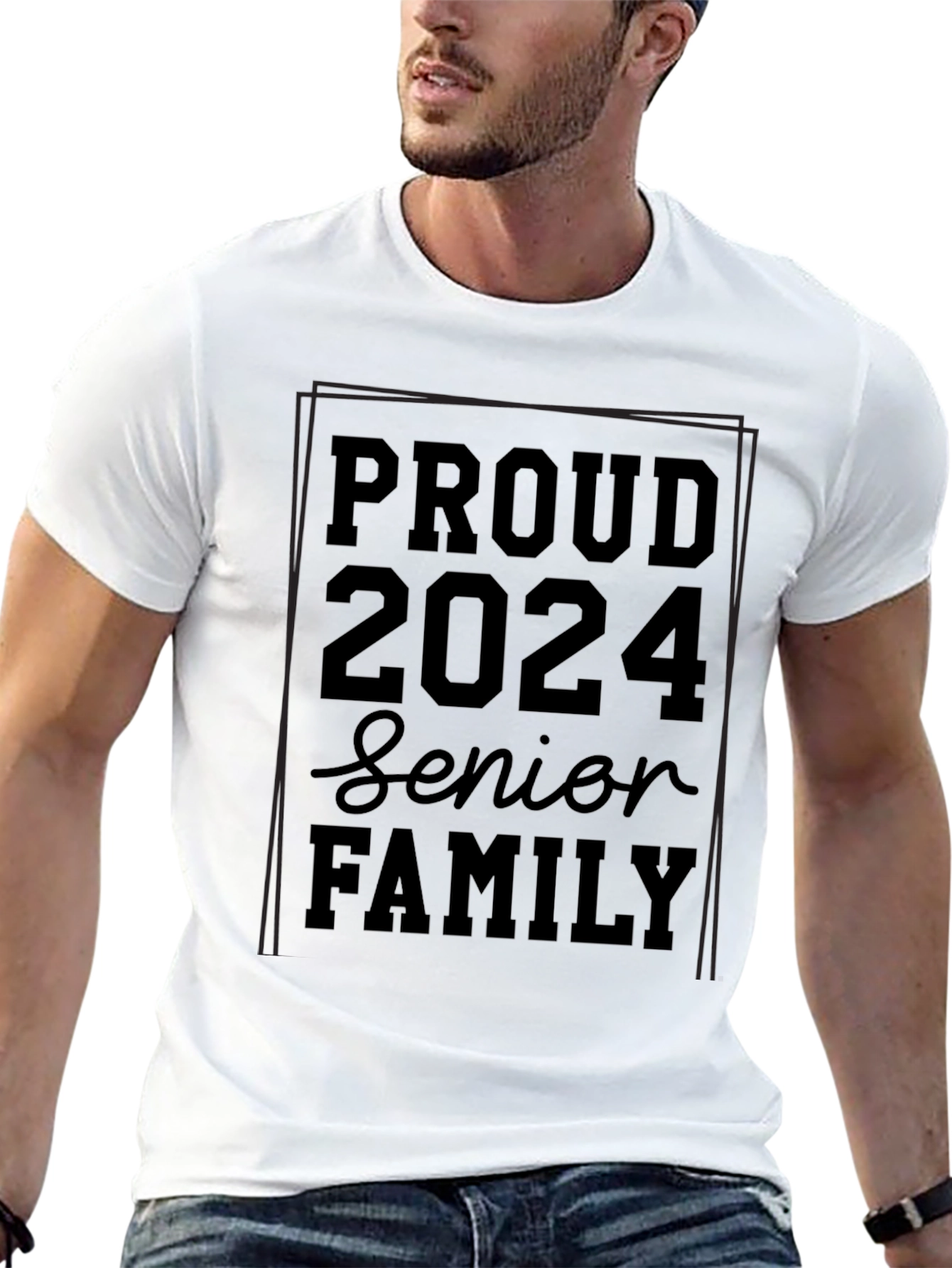 Proud Senior 2024 Family T-Shirt