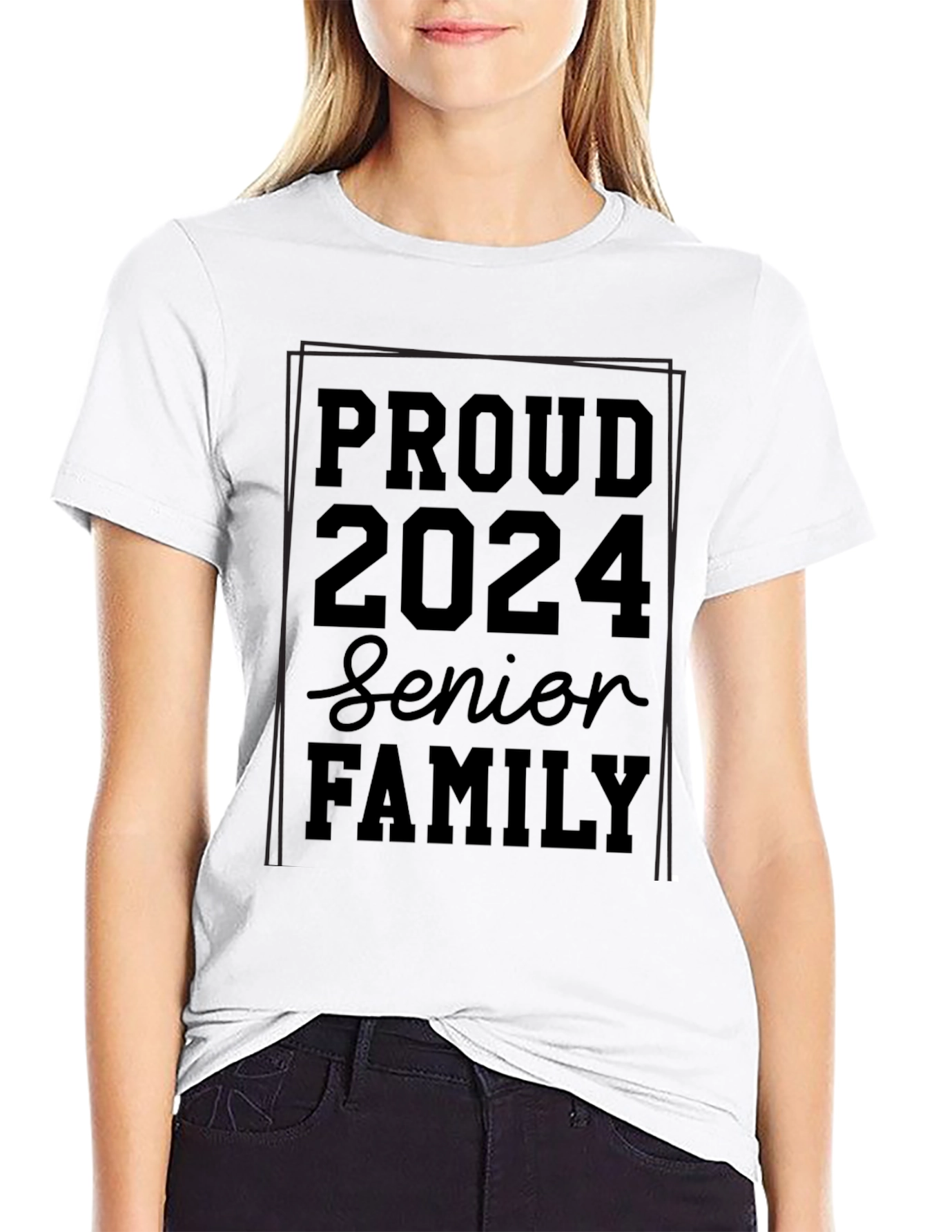 Proud Senior 2024 Family T-Shirt