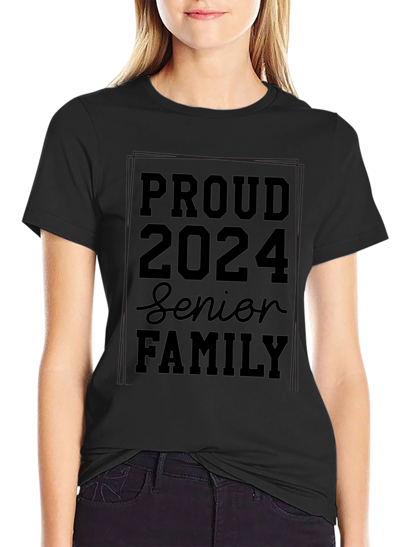Proud Senior 2024 Family T-Shirt