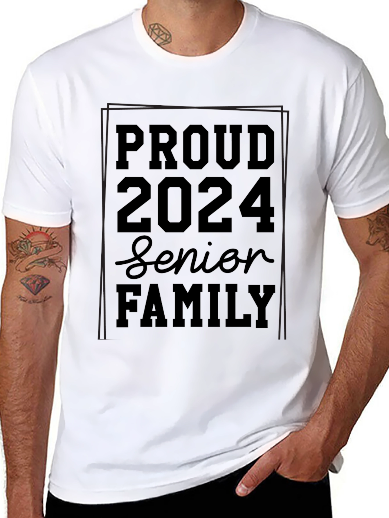 Proud Senior 2024 Family T-Shirt