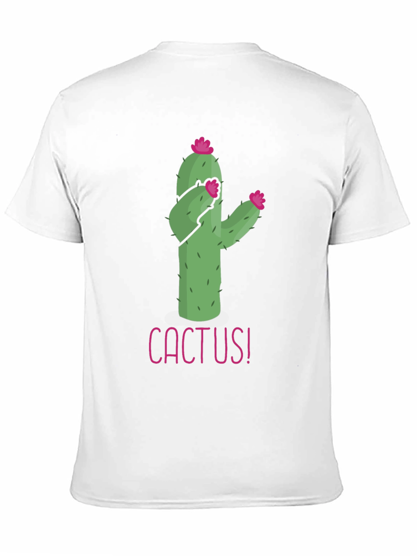 Funny Cactus Graphic Tee - Black T-Shirt