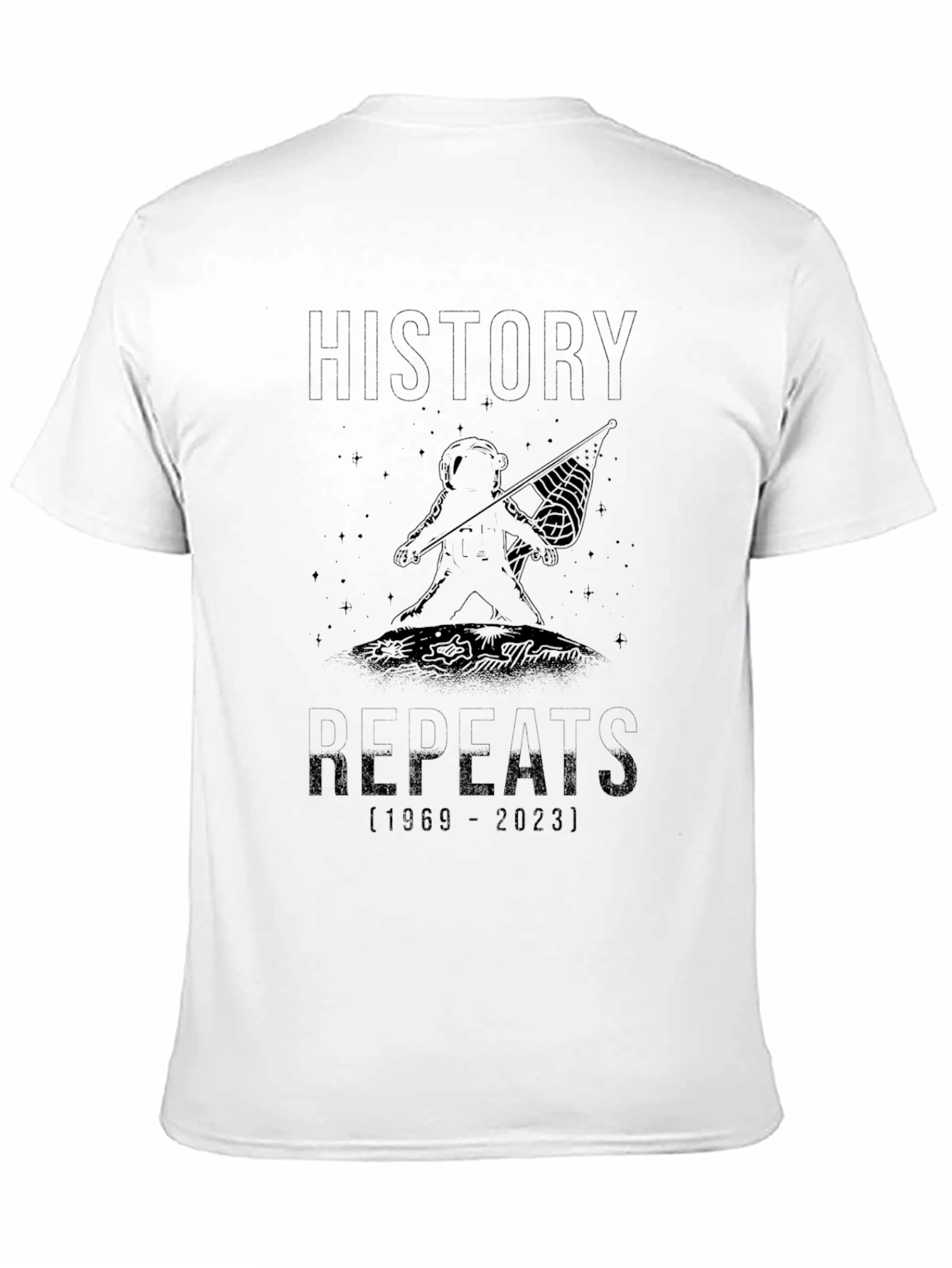 History Repeats T-Shirt - Black Graphic Tee