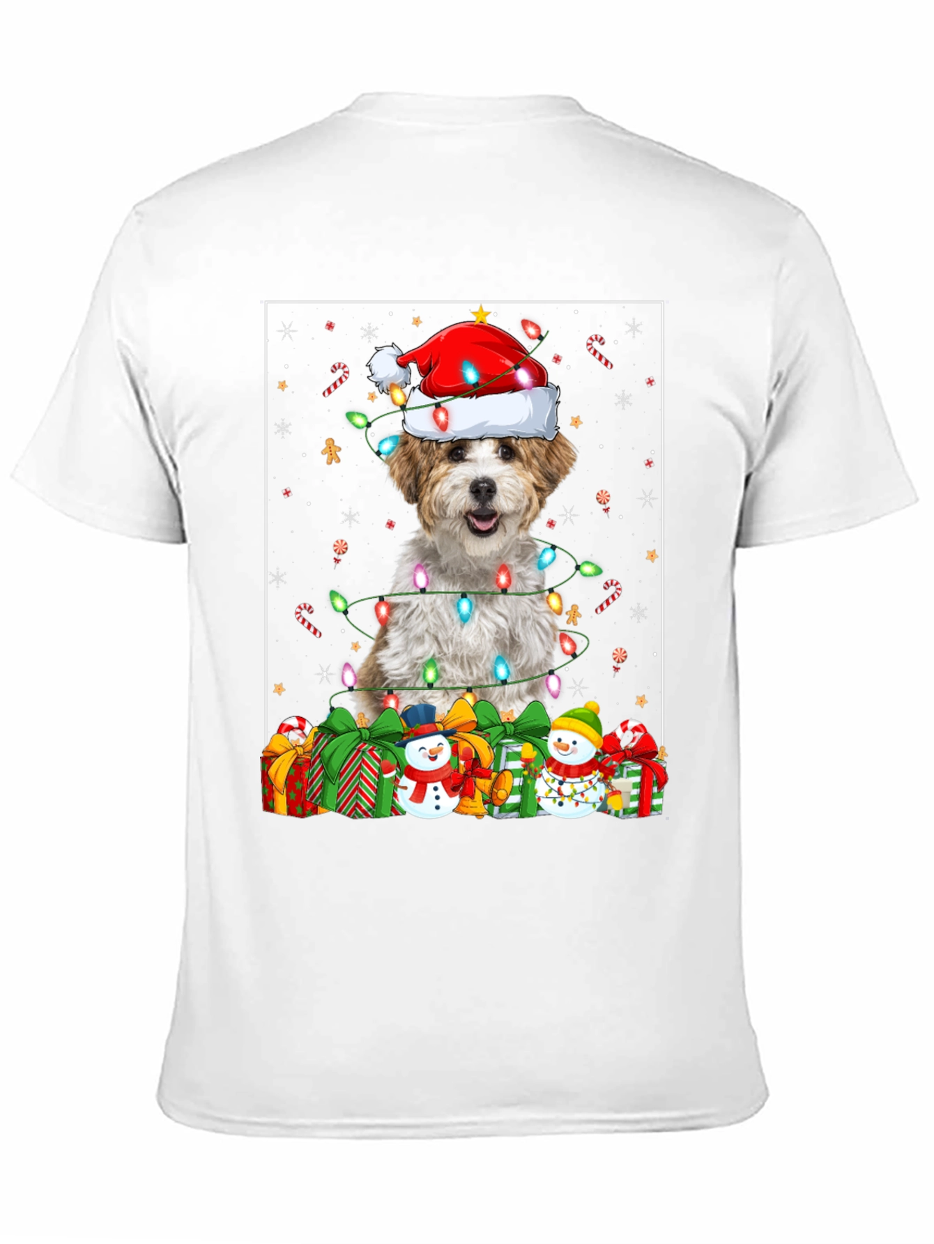 Festive Dog Christmas T-Shirt