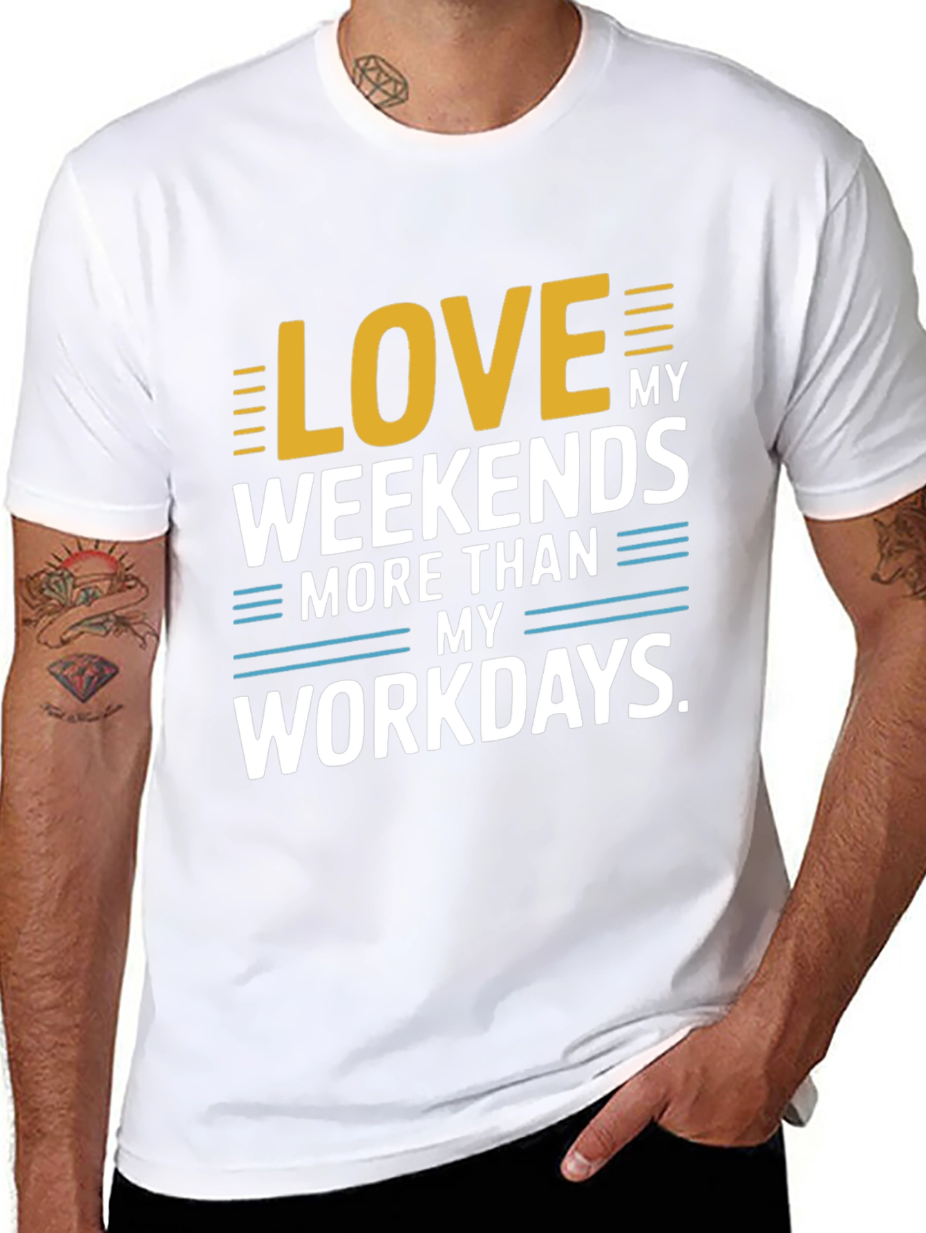 Love Weekends Graphic T-Shirt