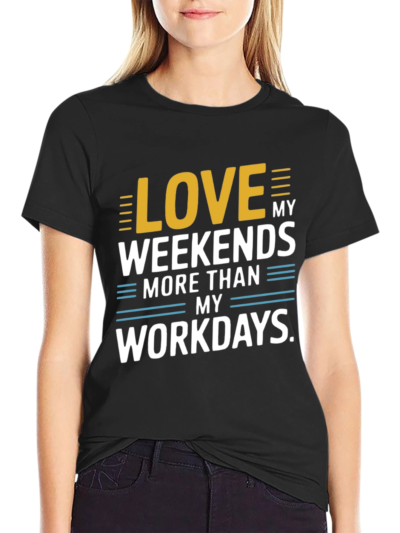 Love Weekends Graphic T-Shirt