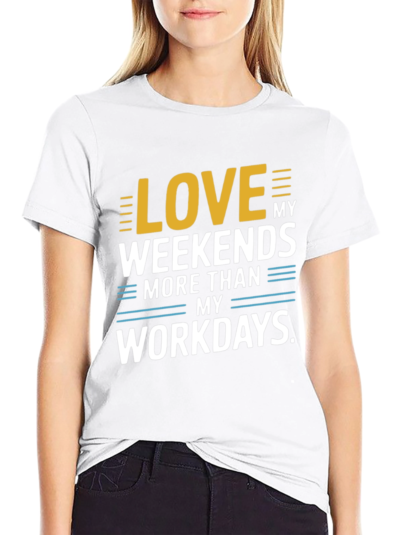 Love Weekends Graphic T-Shirt