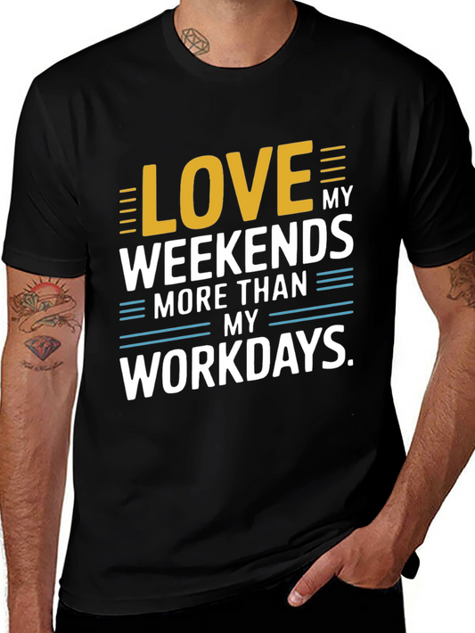 Love Weekends Graphic T-Shirt