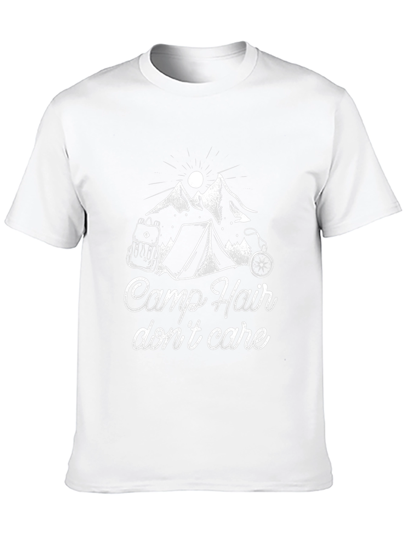 Camp Hair Dont Care Graphic T-Shirt