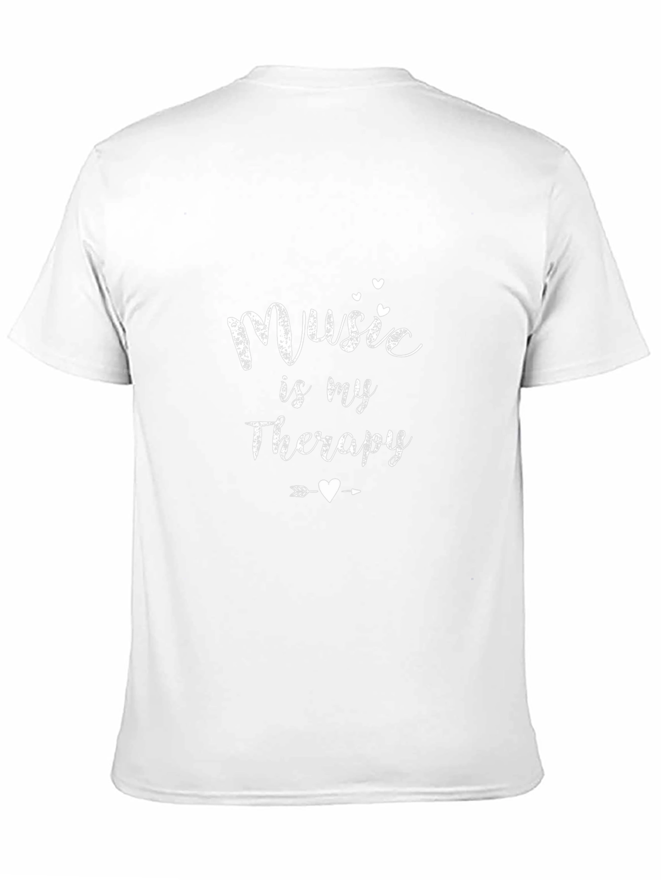 Music is my Therapy T-Shirt - Black