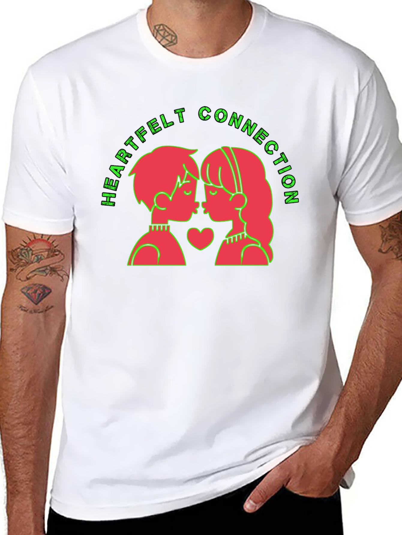 Heartfelt Connection Kissing T-Shirt