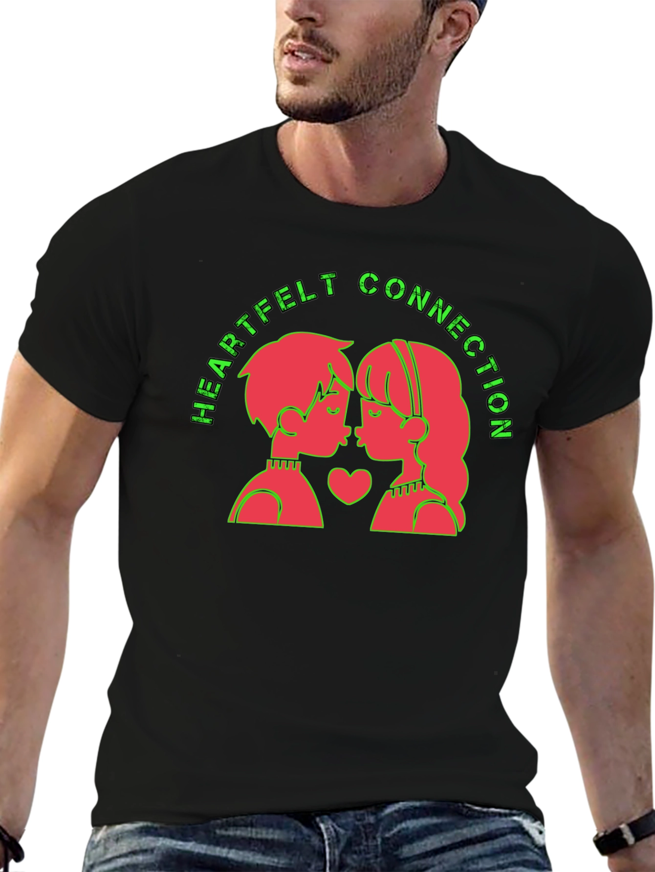 Heartfelt Connection Kissing T-Shirt