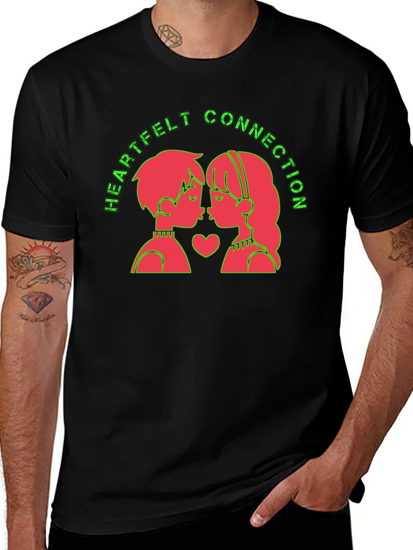 Heartfelt Connection Kissing T-Shirt
