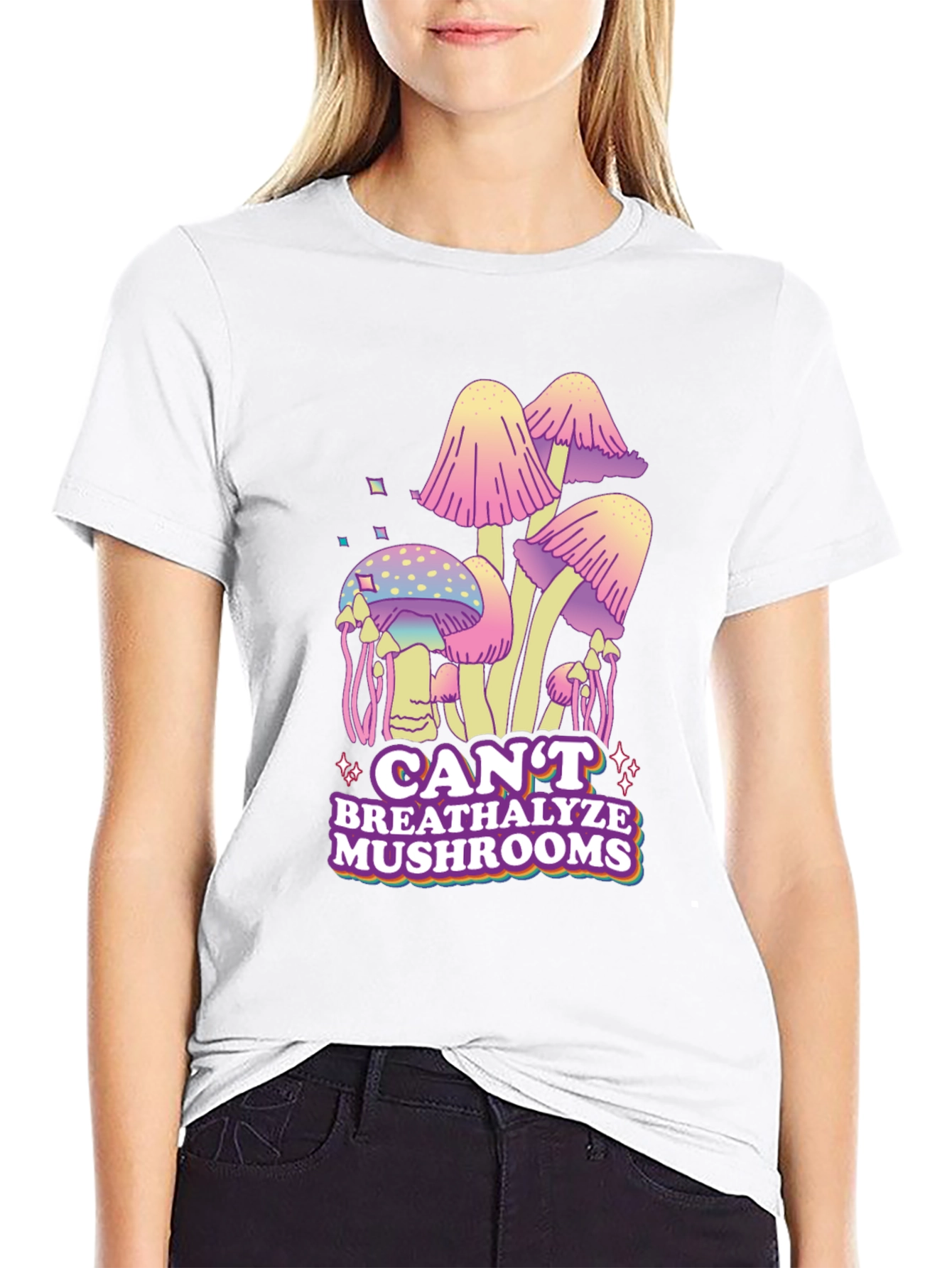 Cant Breathalyze Mushrooms Graphic Tee