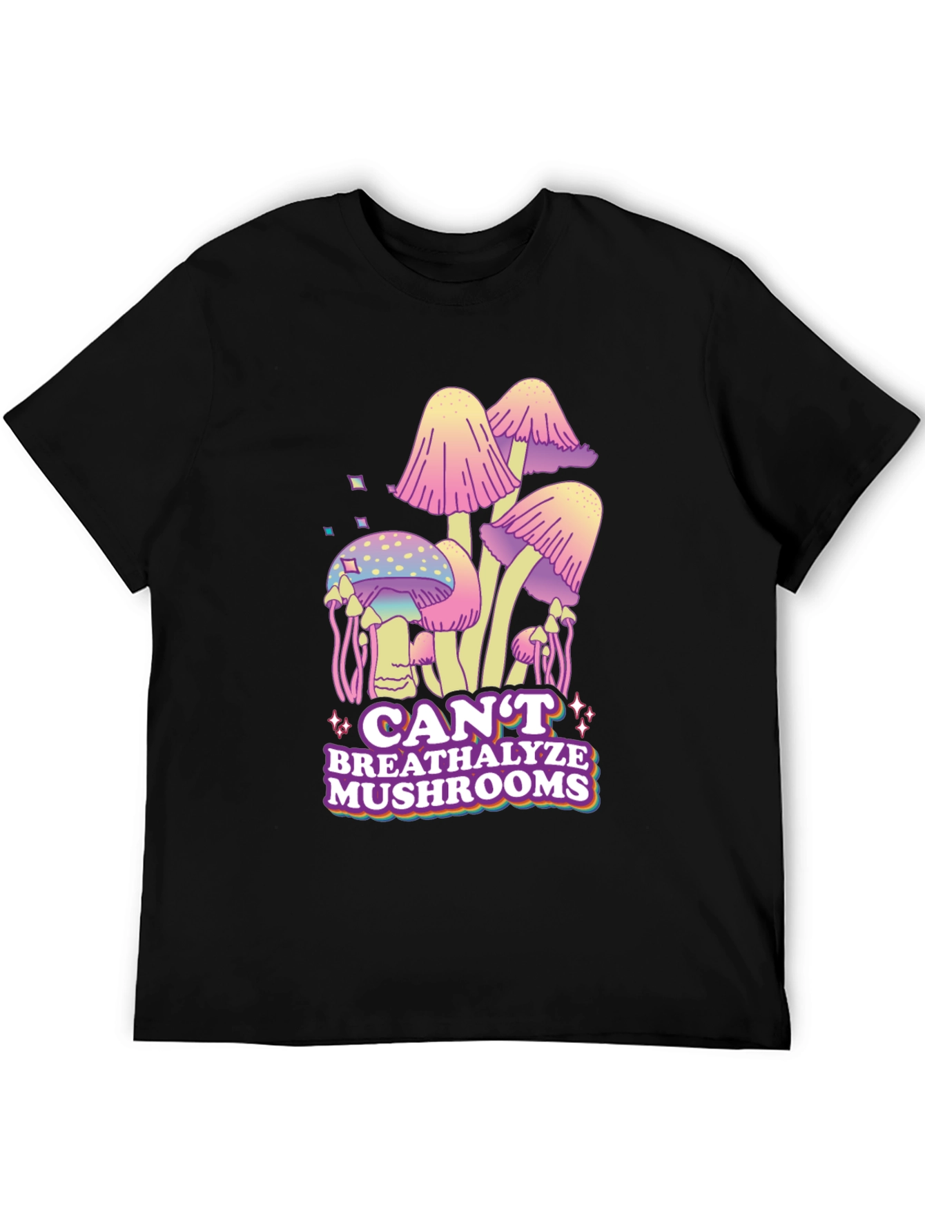 Cant Breathalyze Mushrooms Graphic Tee