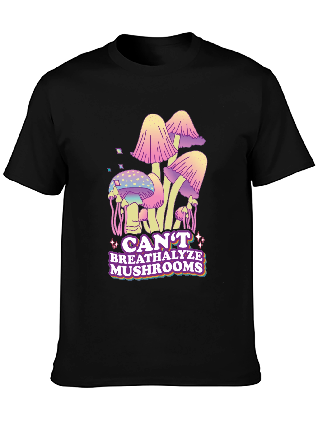Cant Breathalyze Mushrooms Graphic Tee