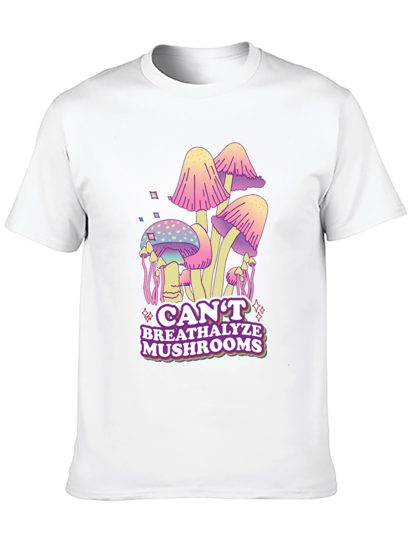 Cant Breathalyze Mushrooms Graphic Tee