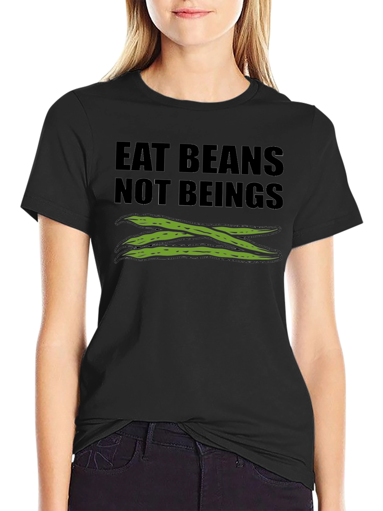 Eat Beans Not Beings Graphic Tee