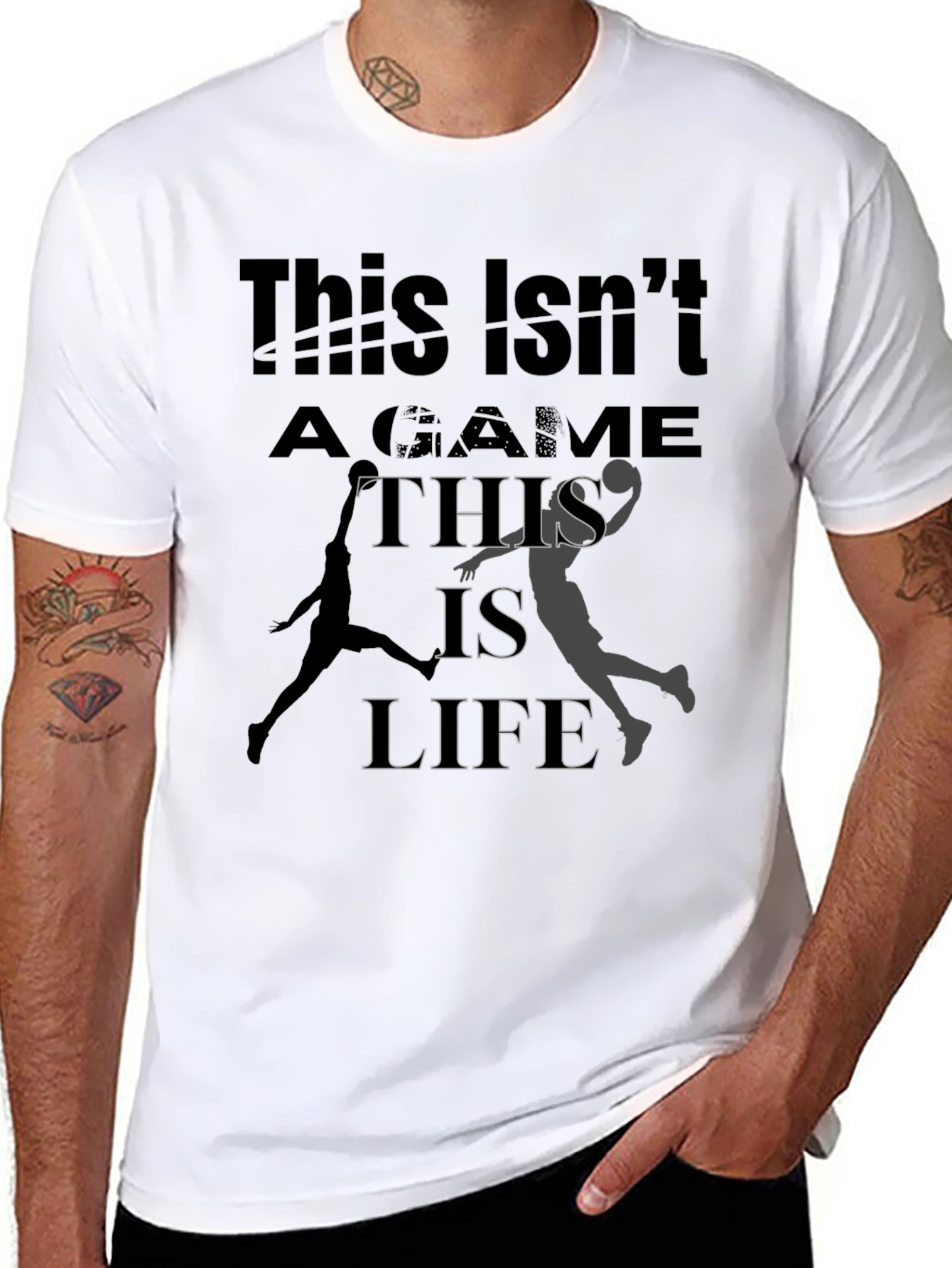This Isnt a Game This is Life Graphic Tee