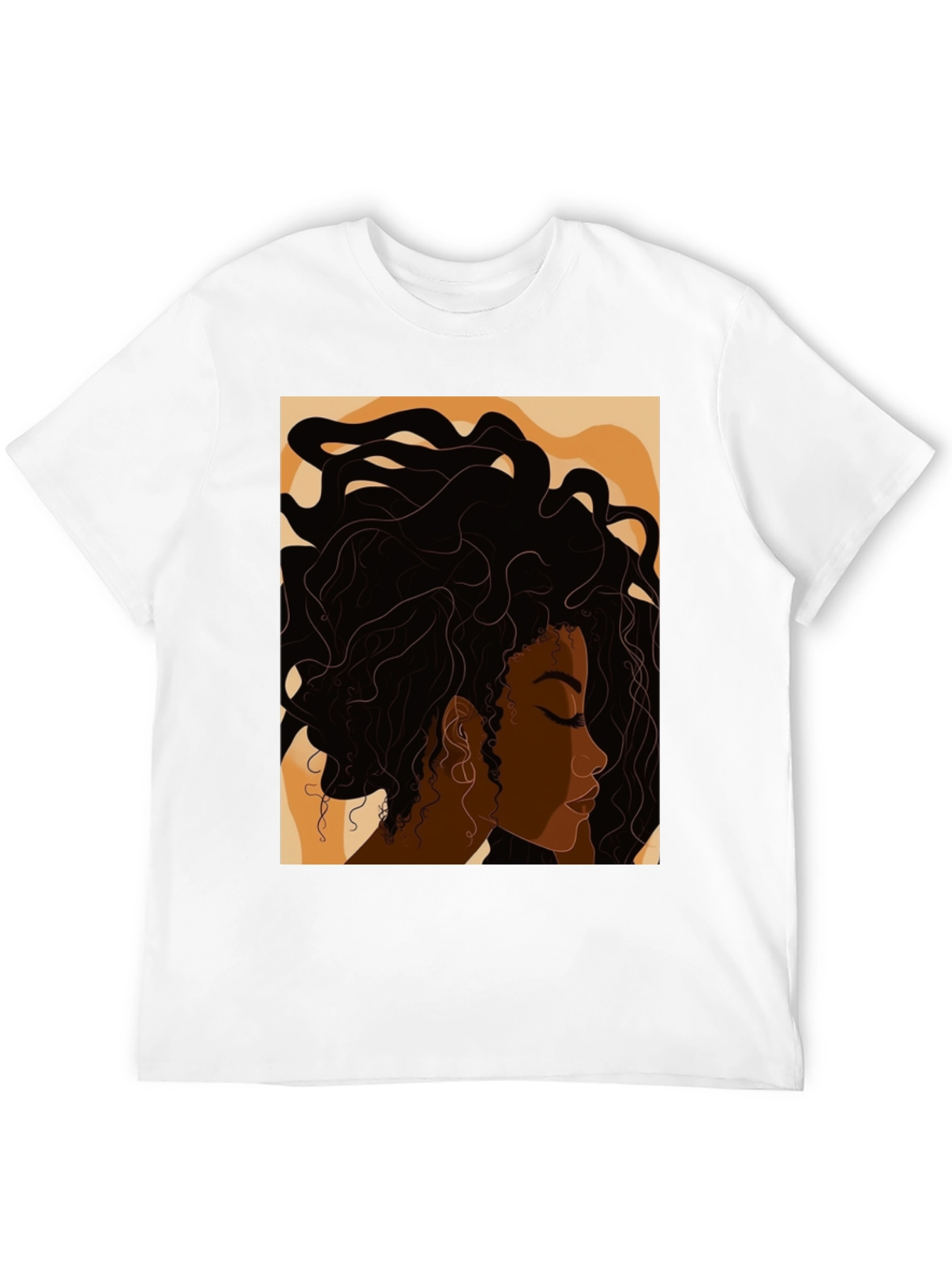 Black Woman Art Print T-Shirt