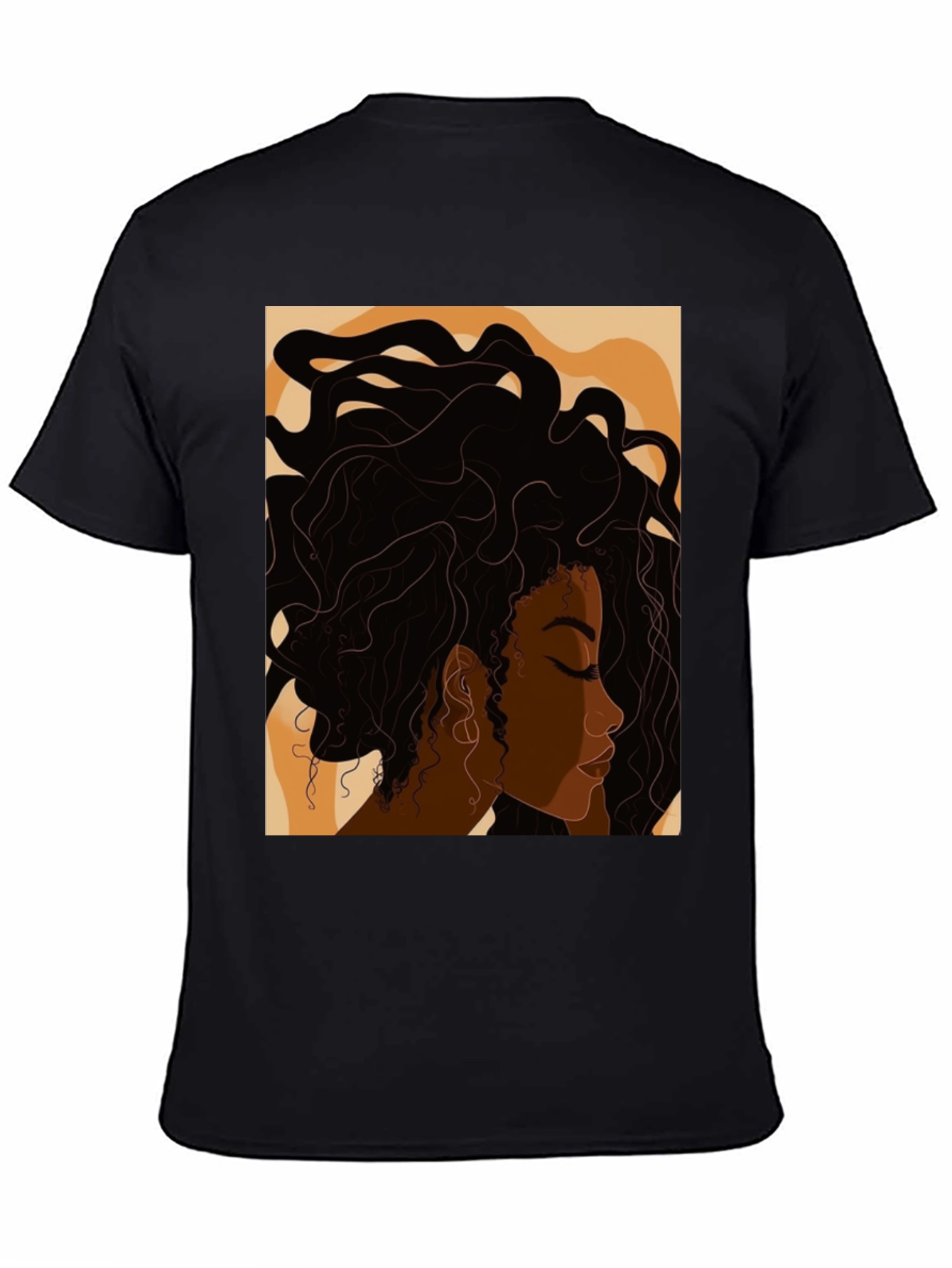 Black Woman Art Print T-Shirt