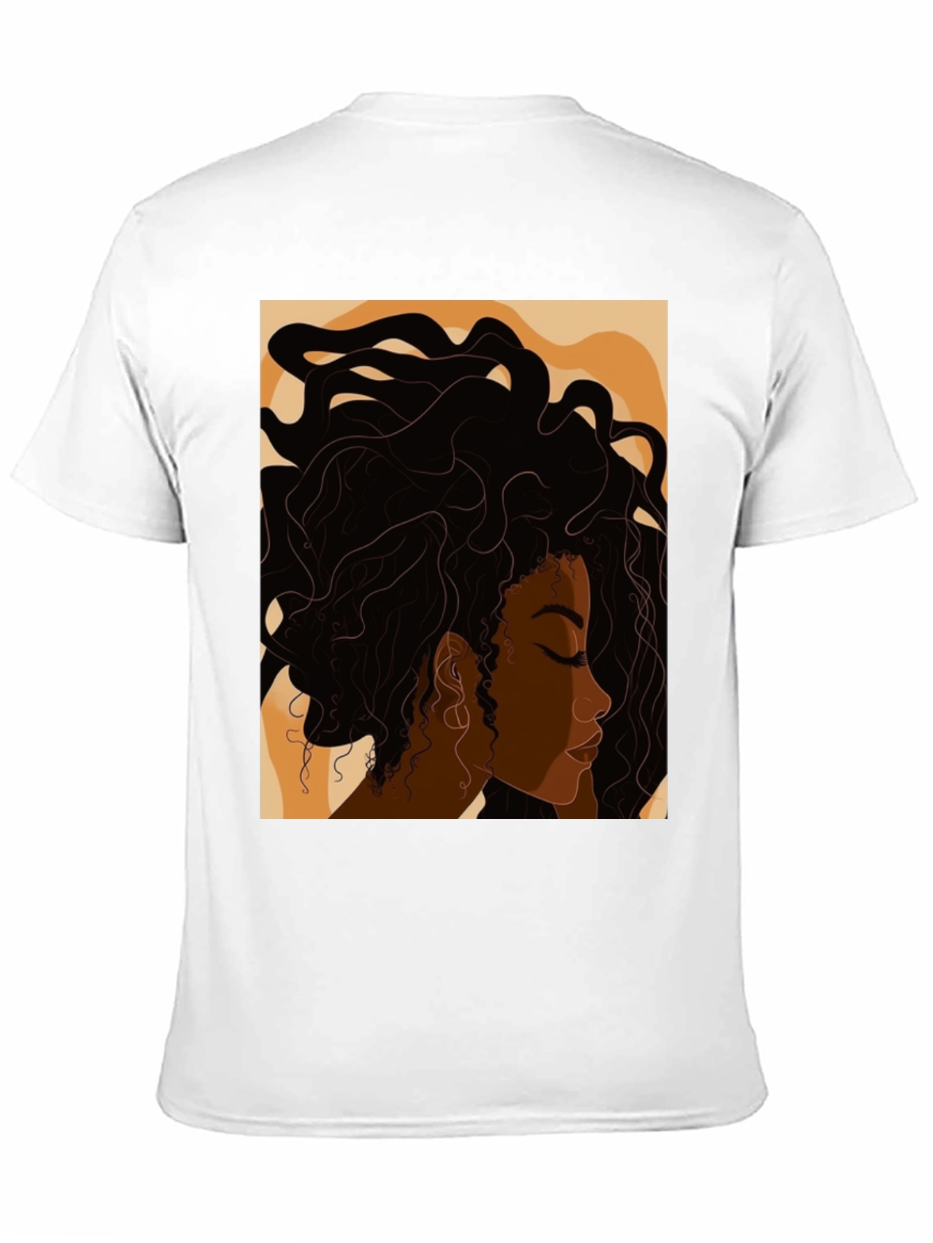 Black Woman Art Print T-Shirt