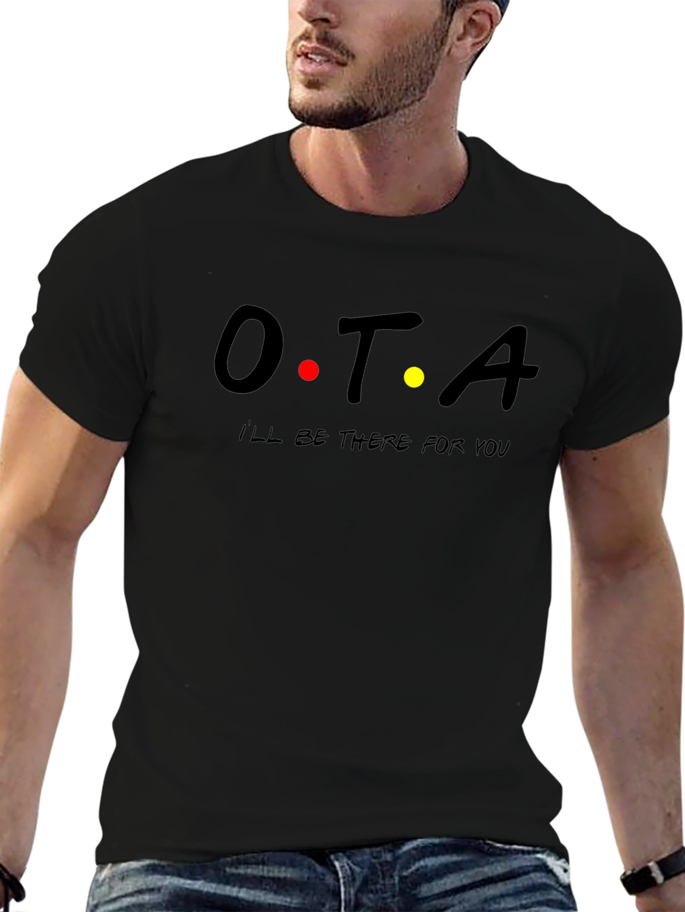 OTA Friends Inspired Black T-Shirt