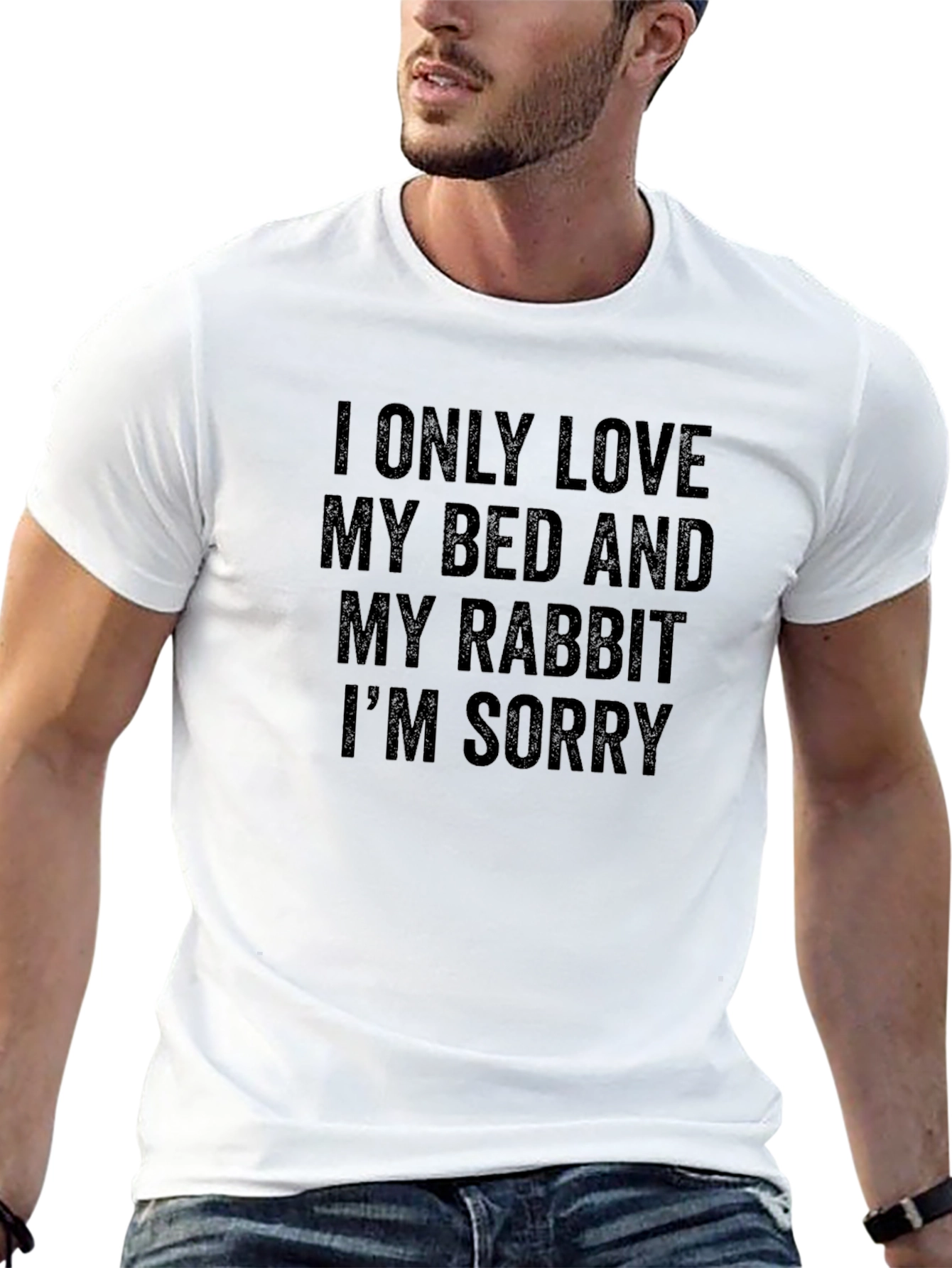 Rabbit Lover T-Shirt - Bed and Rabbit