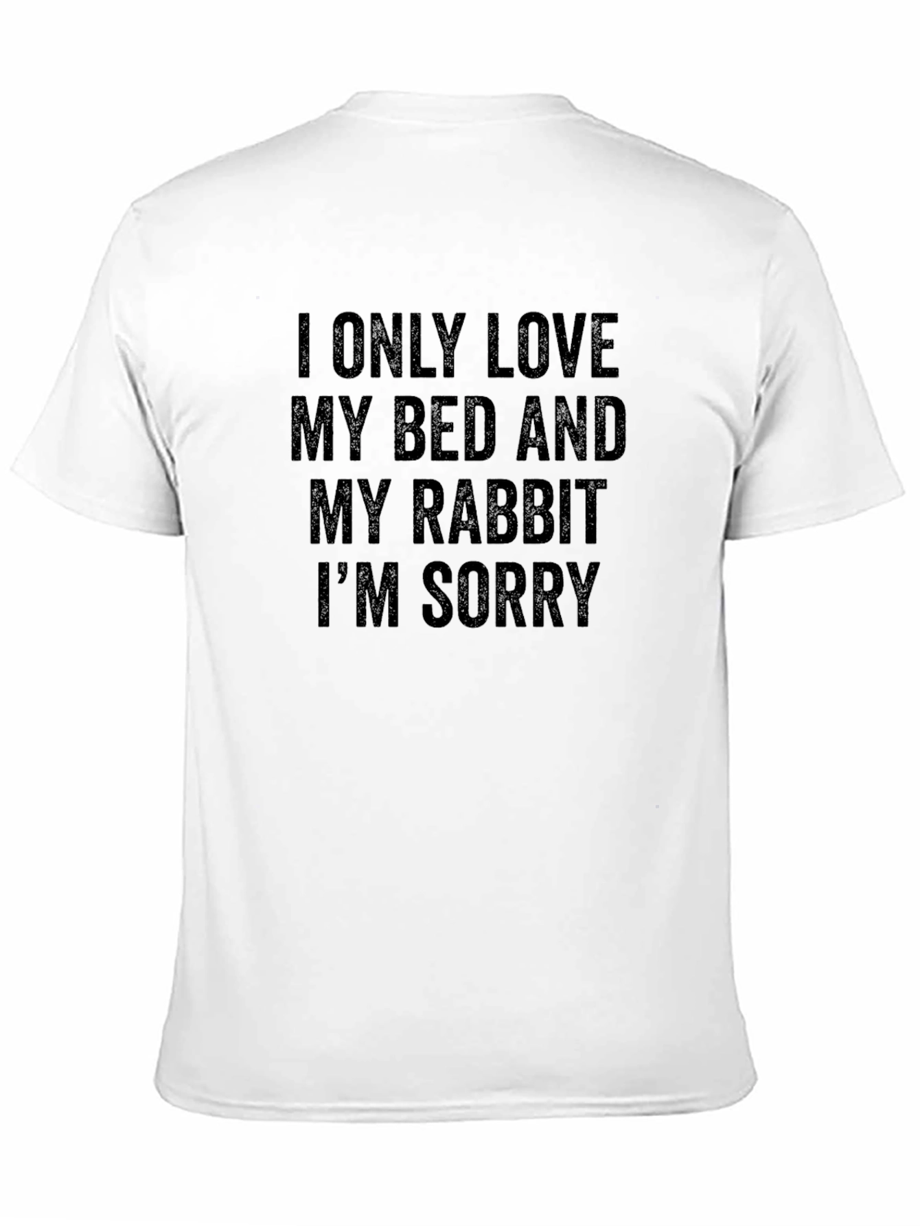 Rabbit Lover T-Shirt - Bed and Rabbit