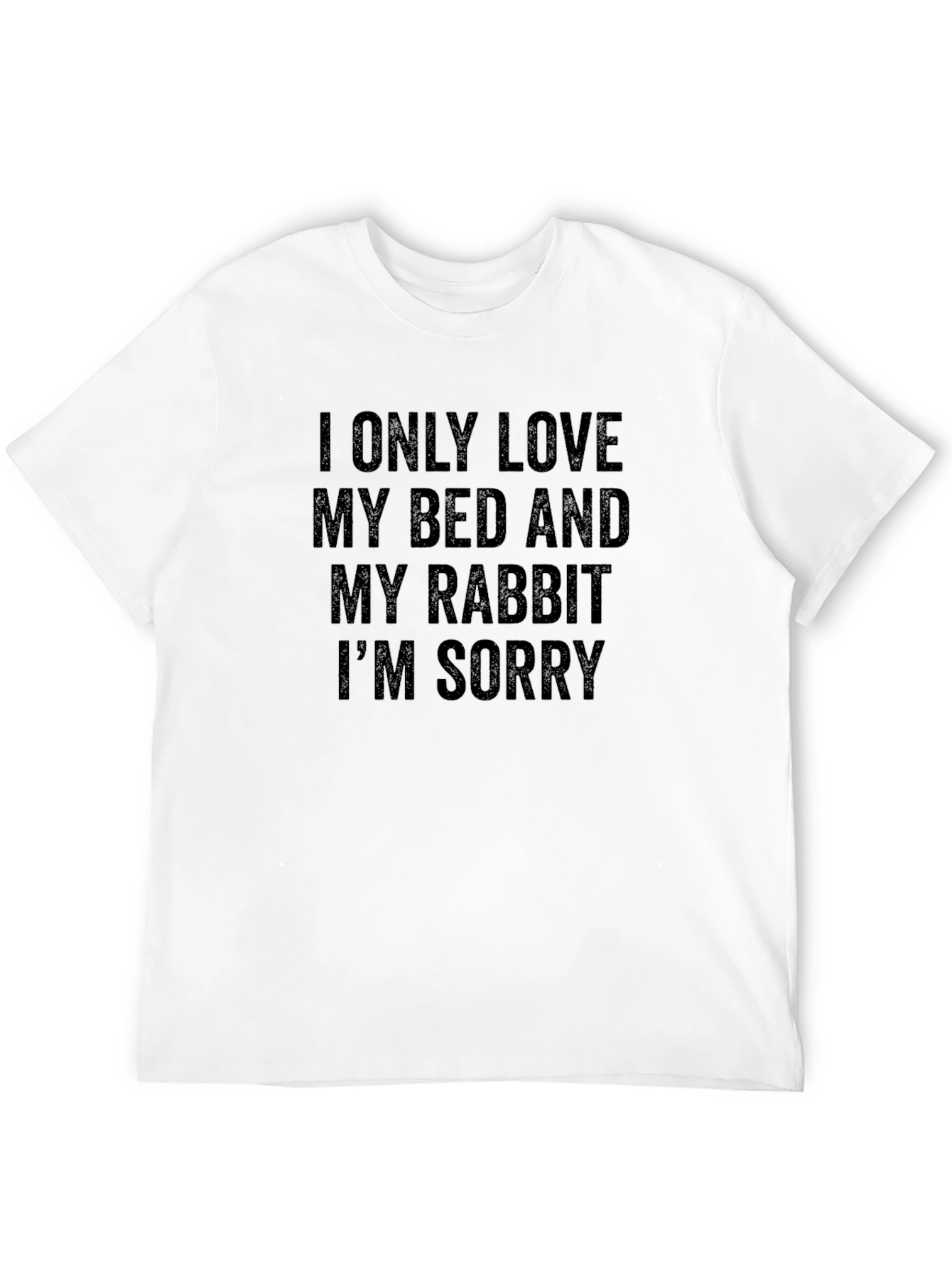 Rabbit Lover T-Shirt - Bed and Rabbit