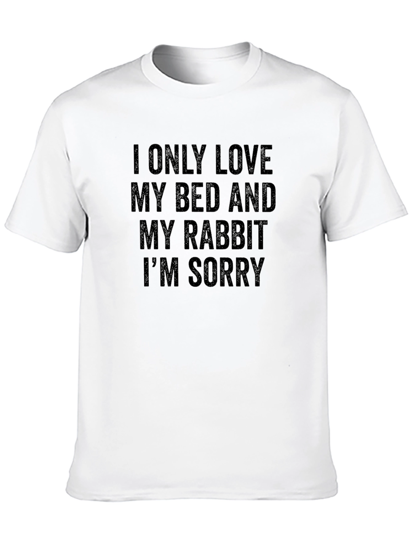 Rabbit Lover T-Shirt - Bed and Rabbit
