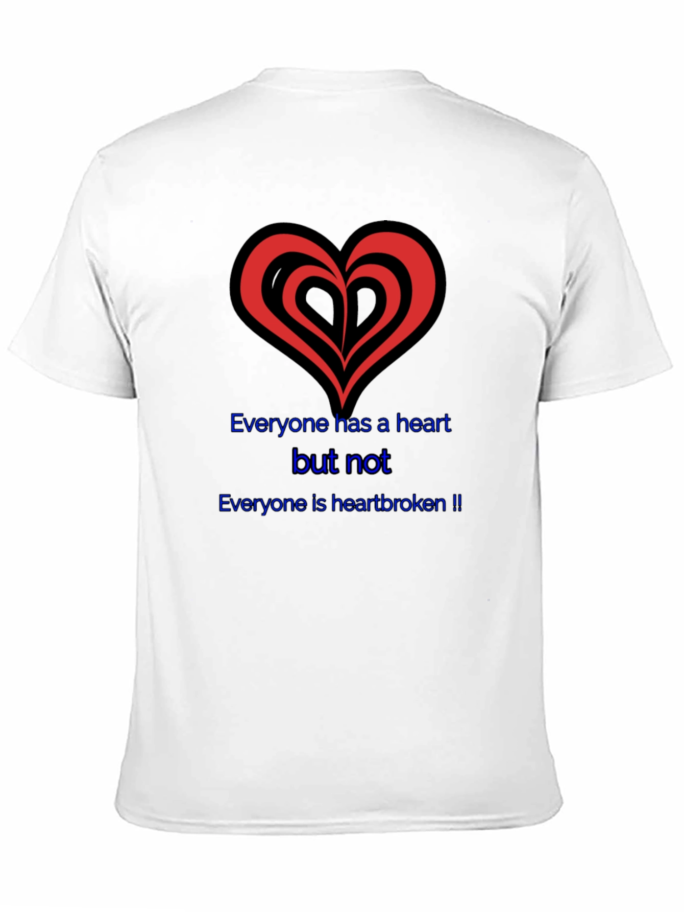 Heartbroken Graphic Tee - Black T-Shirt