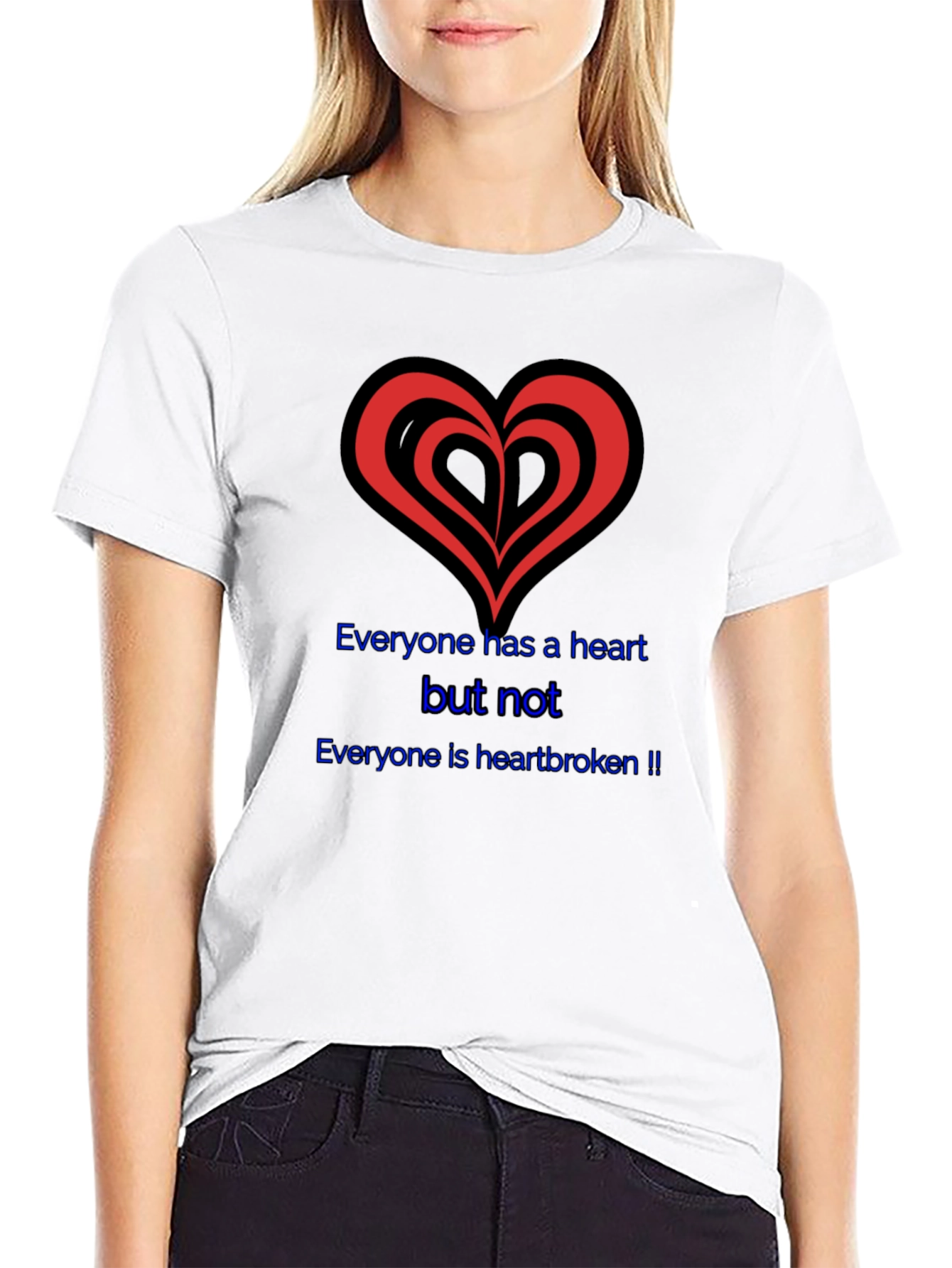 Heartbroken Graphic Tee - Black T-Shirt