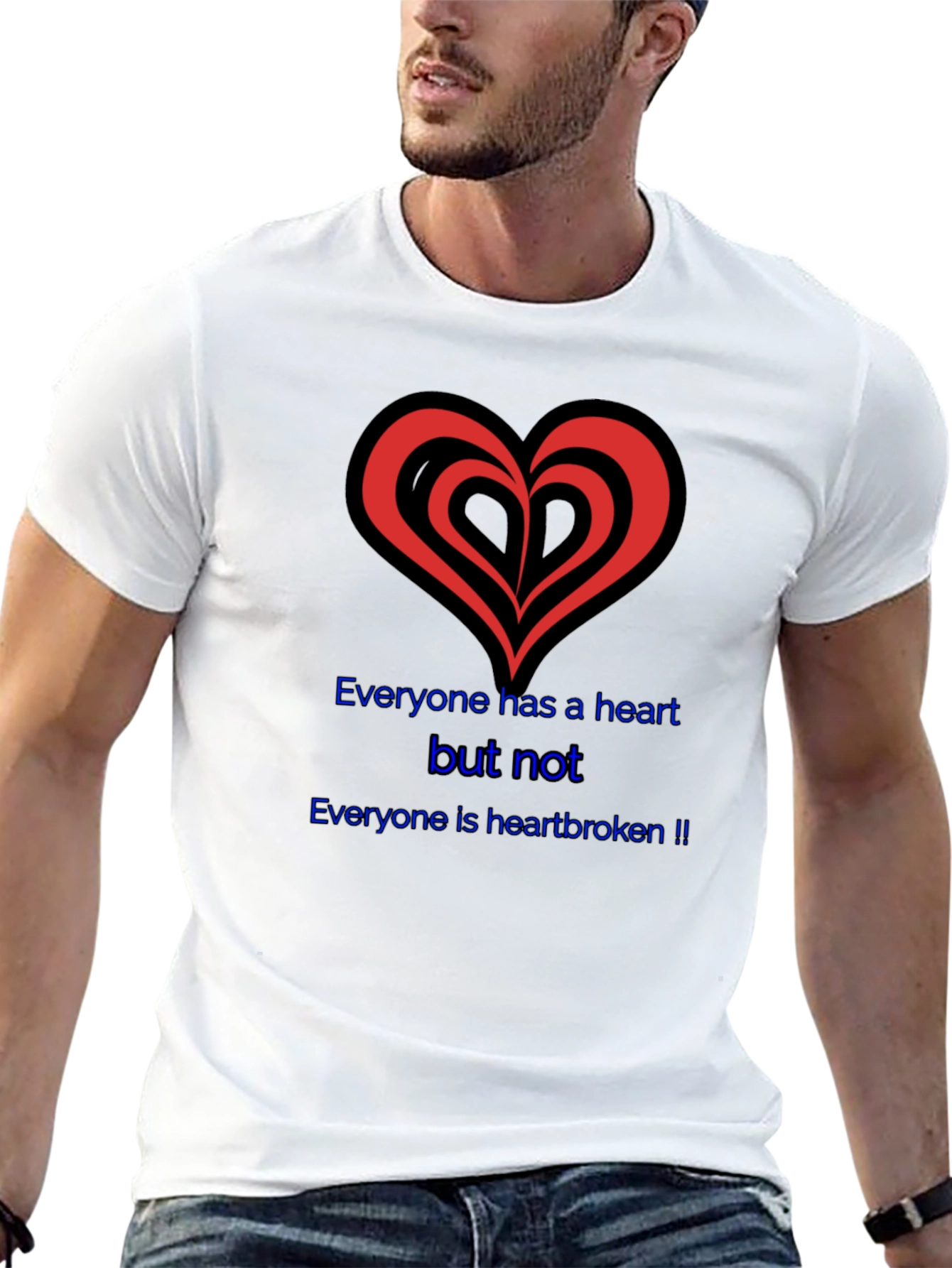 Heartbroken Graphic Tee - Black T-Shirt
