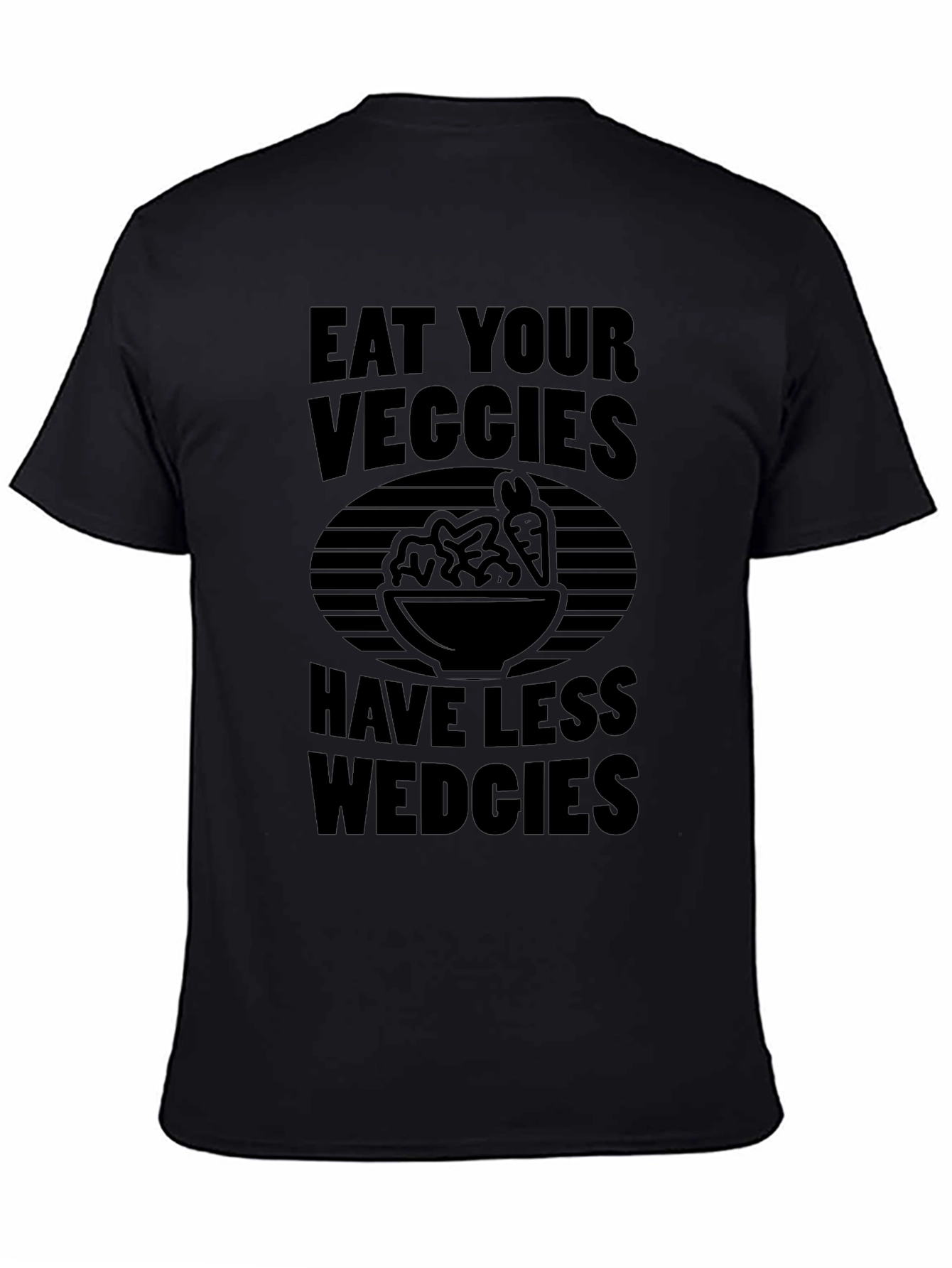 Eat Your Veggies Graphic Tee - Soft Cotton Blend